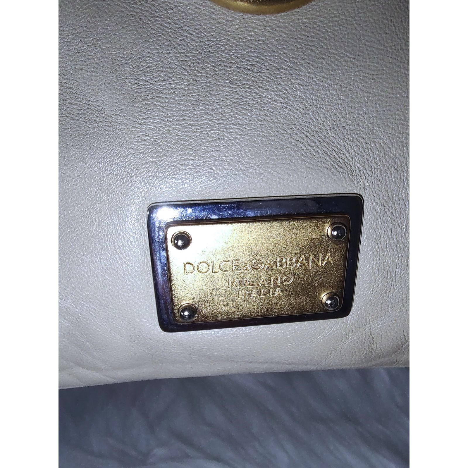Dolce & Gabbana Dolce & Gabbana leather/lace shoulder bag EUC Size ONE SIZE - 2 Thumbnail