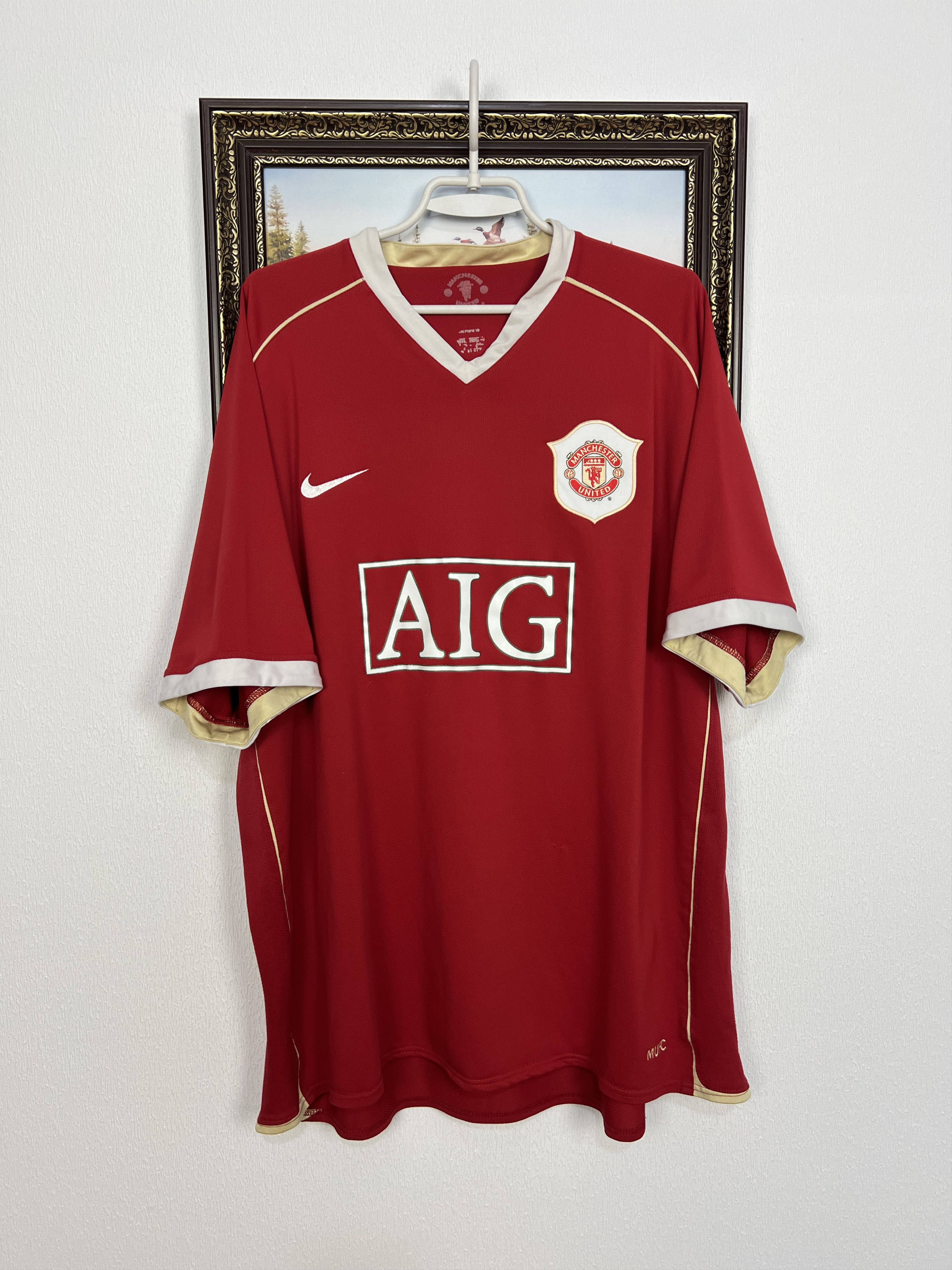 Nike Manchester United Home football shirt Soccer Jersey Trikot Size US XXL / EU 58 / 5 - 1 Thumbnail