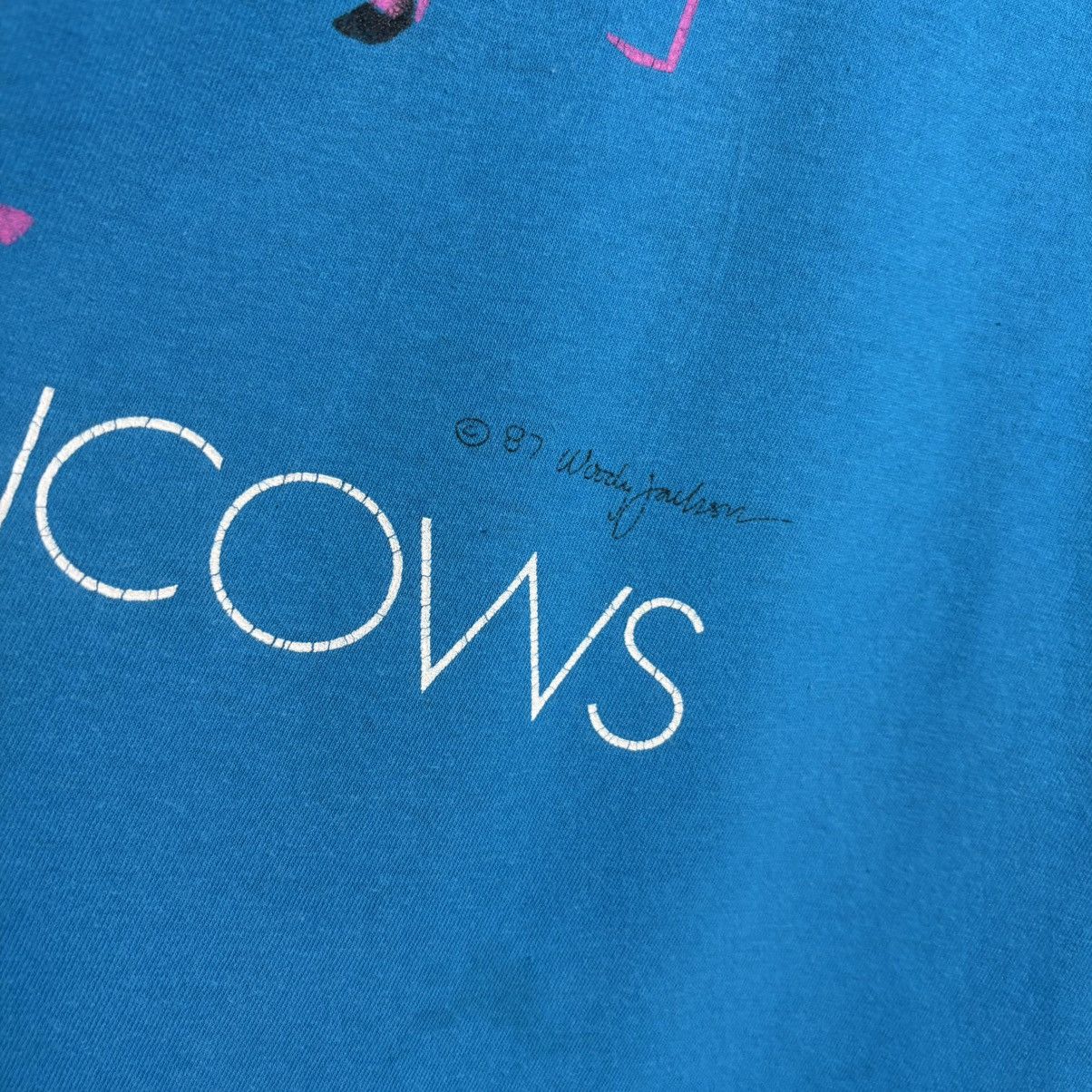 Vintage Vintage 80s Flamincows Animal Parody Graphic T-Shirt / USA Size US XL / EU 56 / 4 - 4 Thumbnail