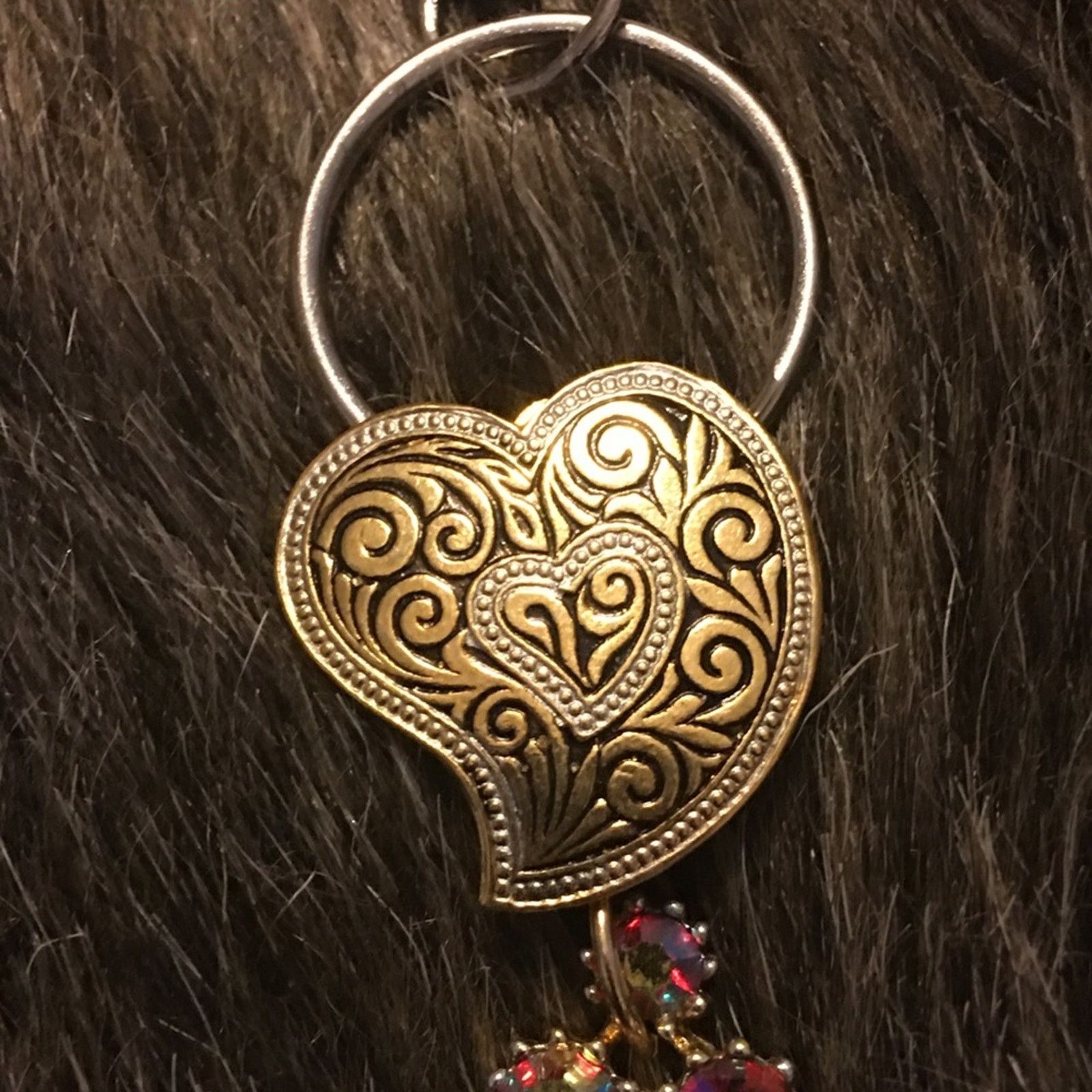 Vintage Vintage repurpose salvaged estate gem keychain Size ONE SIZE - 4 Thumbnail