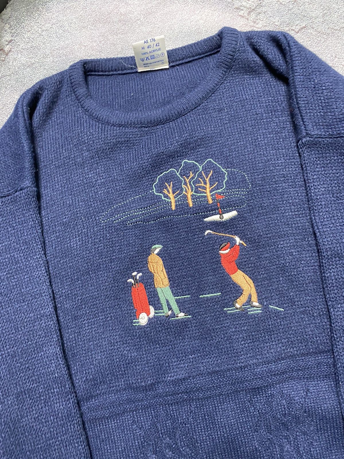 Vintage Streetwear vintage sweaters 80x golf Size US M / EU 48-50 / 2 - 2 Thumbnail