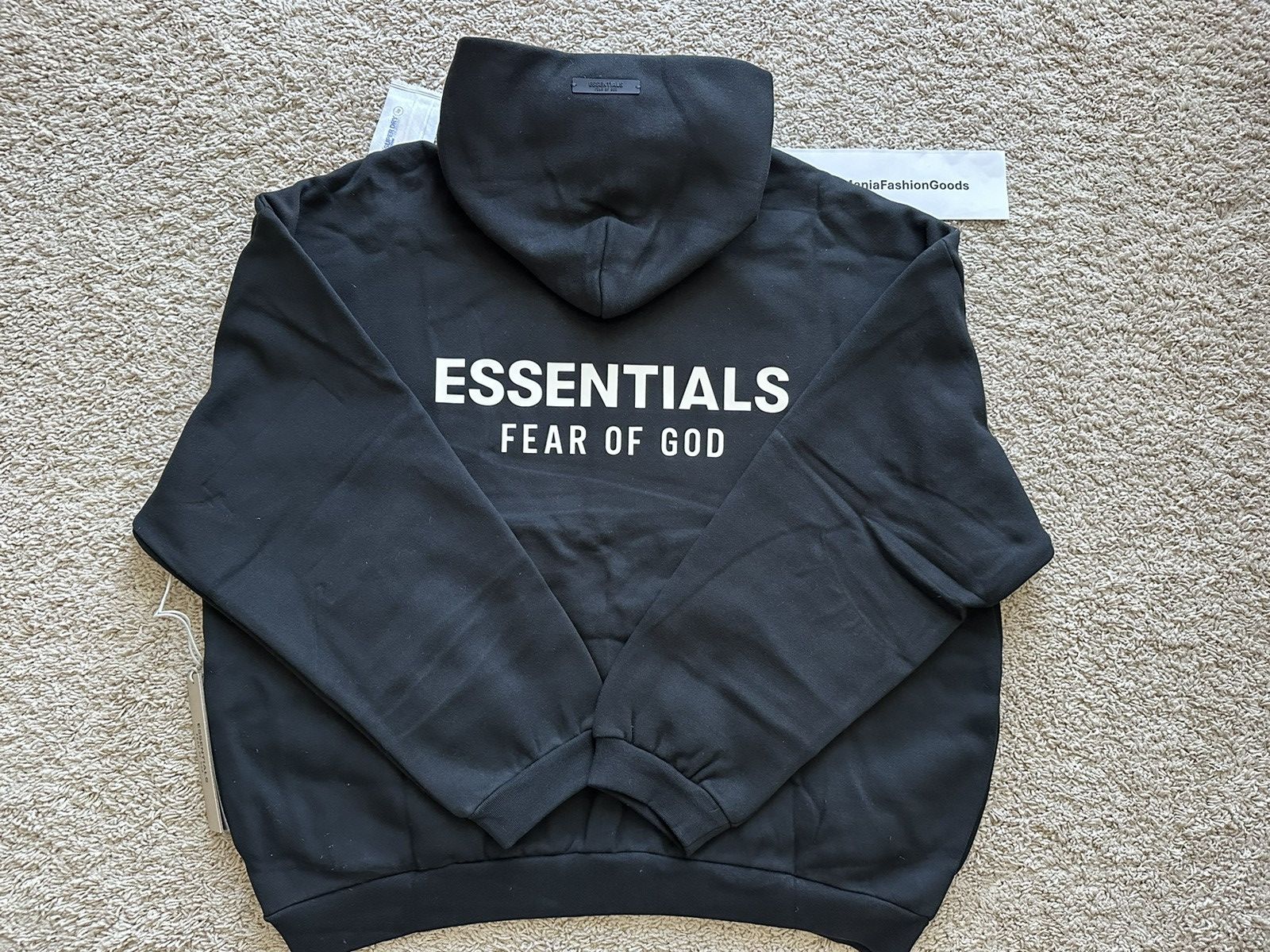 Essentials Fear of God Essentials Fleece Hoodie Black Size US M / EU 48-50 / 2 - 3 Thumbnail