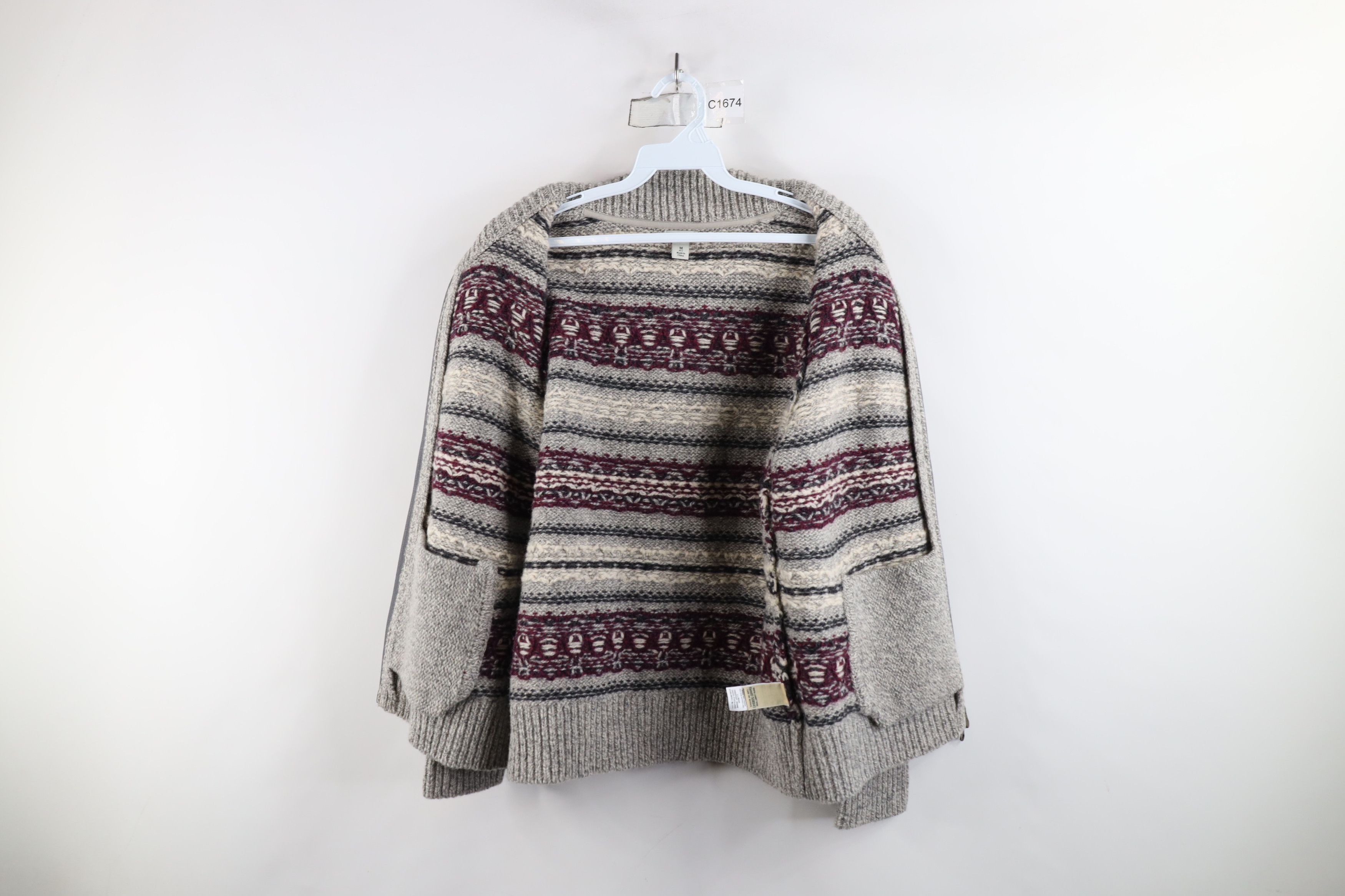 L.L. Bean × Vintage Vintage LL Bean Lambswool Full Zip Cardigan Sweater Size M / US 6-8 / IT 42-44 - 7 Thumbnail