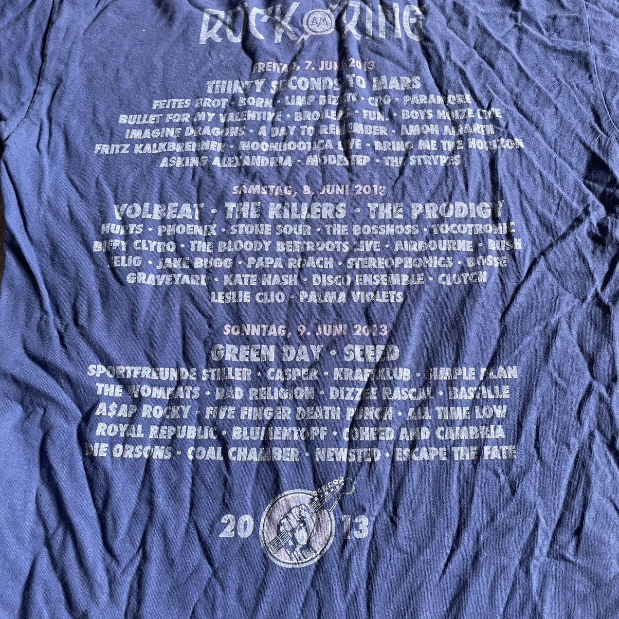 Band Tees Vintage Faded Mtv Rock Am Ring Band Tee shirt alt goth punk Size US M / EU 48-50 / 2 - 5 Thumbnail