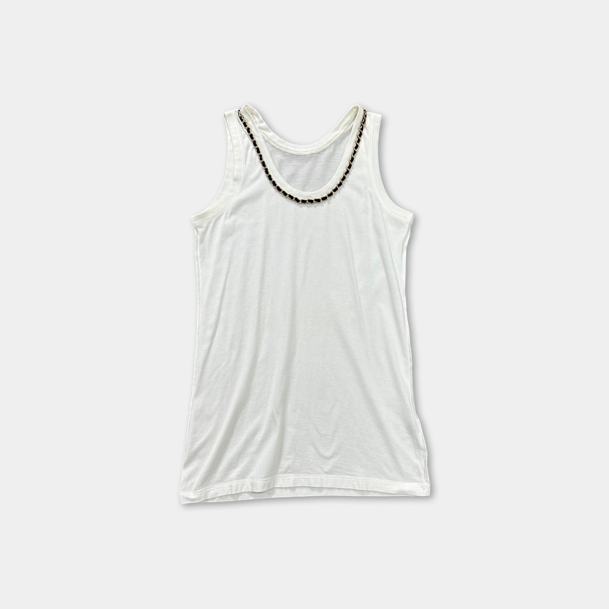 Dolce & Gabbana Dolce & Gabbana Metallic Gold Tank Top Size US S / EU 44-46 / 1 - 4 Thumbnail