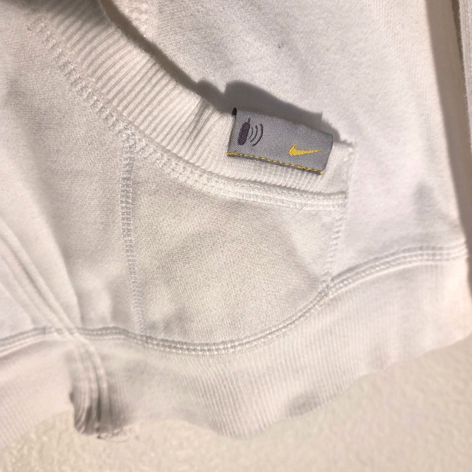 Nike Vintage Nike Pink & White Hoodie with Pocket - Retro Style Size M / US 6-8 / IT 42-44 - 3 Thumbnail