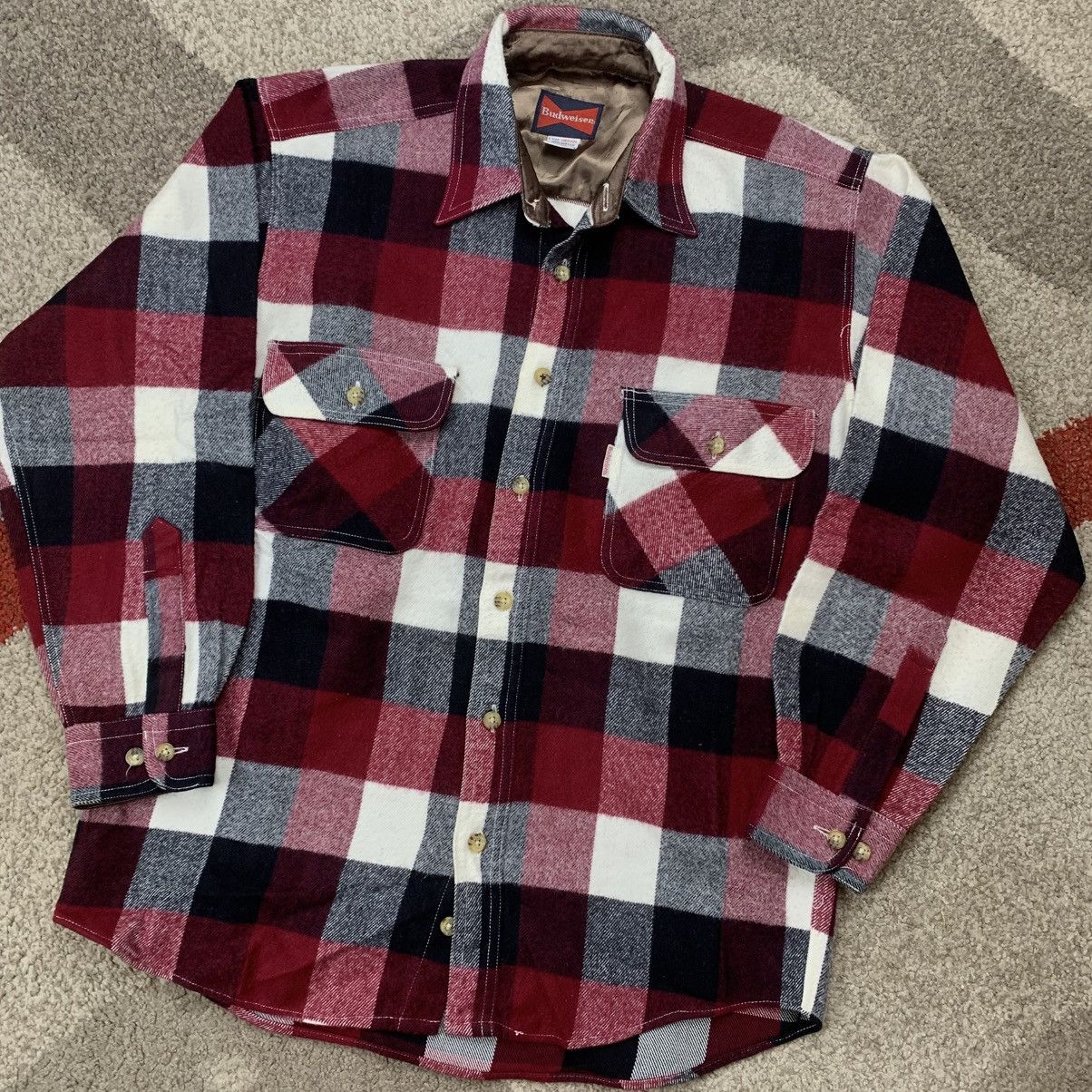 Budweiser Budweiser Flannel shirt vintage Size US M / EU 48-50 / 2 - 4 Thumbnail