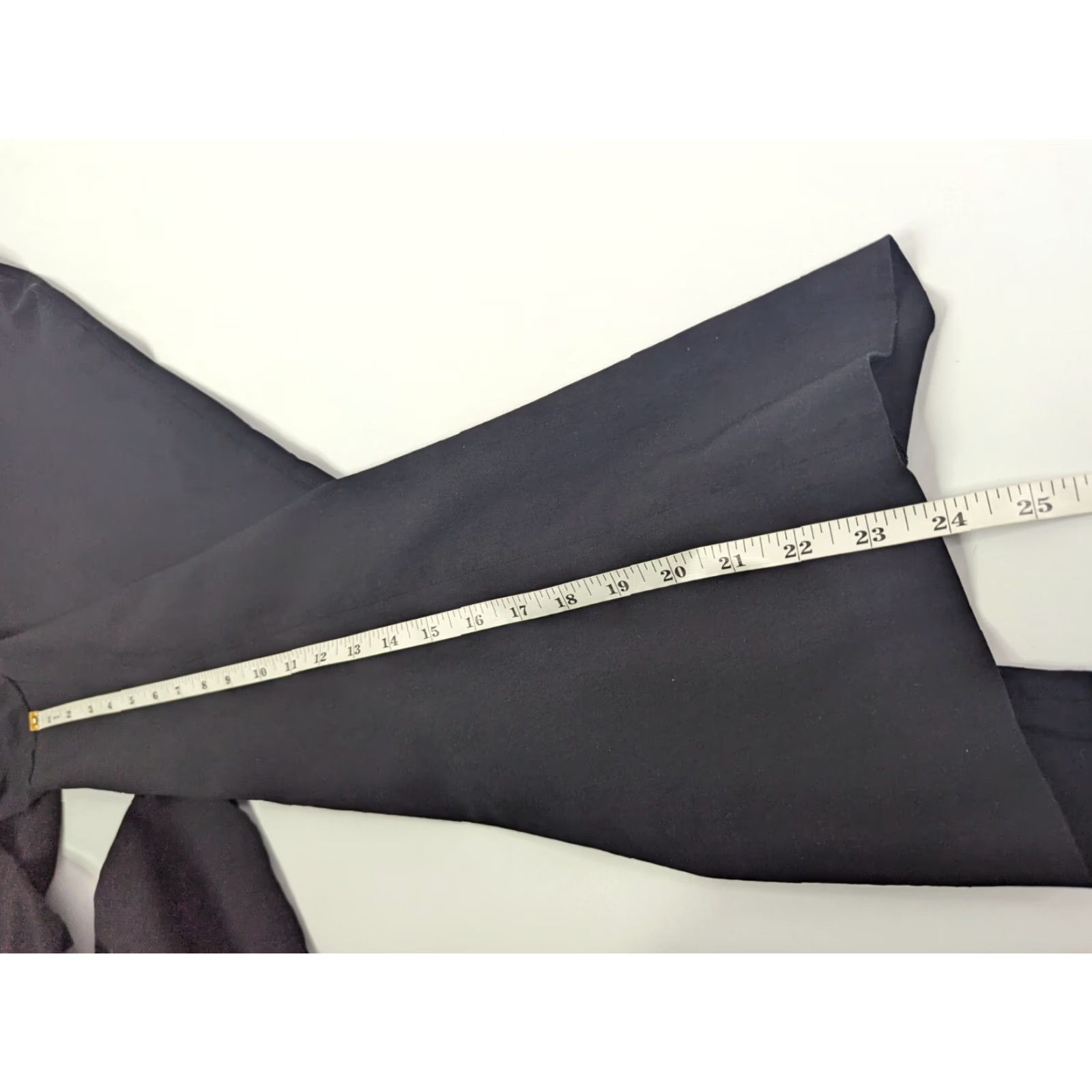 Vintage Lane Bryant Pants Women's 16 Straight Leg Black Stretch High Rise Career Dress Pants Business Workwear Size 38" / US 16 / IT 52 - 4 Thumbnail