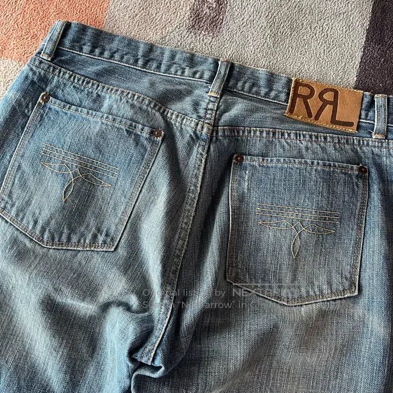 RRL Ralph Lauren RRL Ralph Lauren Western Embroidered Jeans Size US 33 - 9 Thumbnail