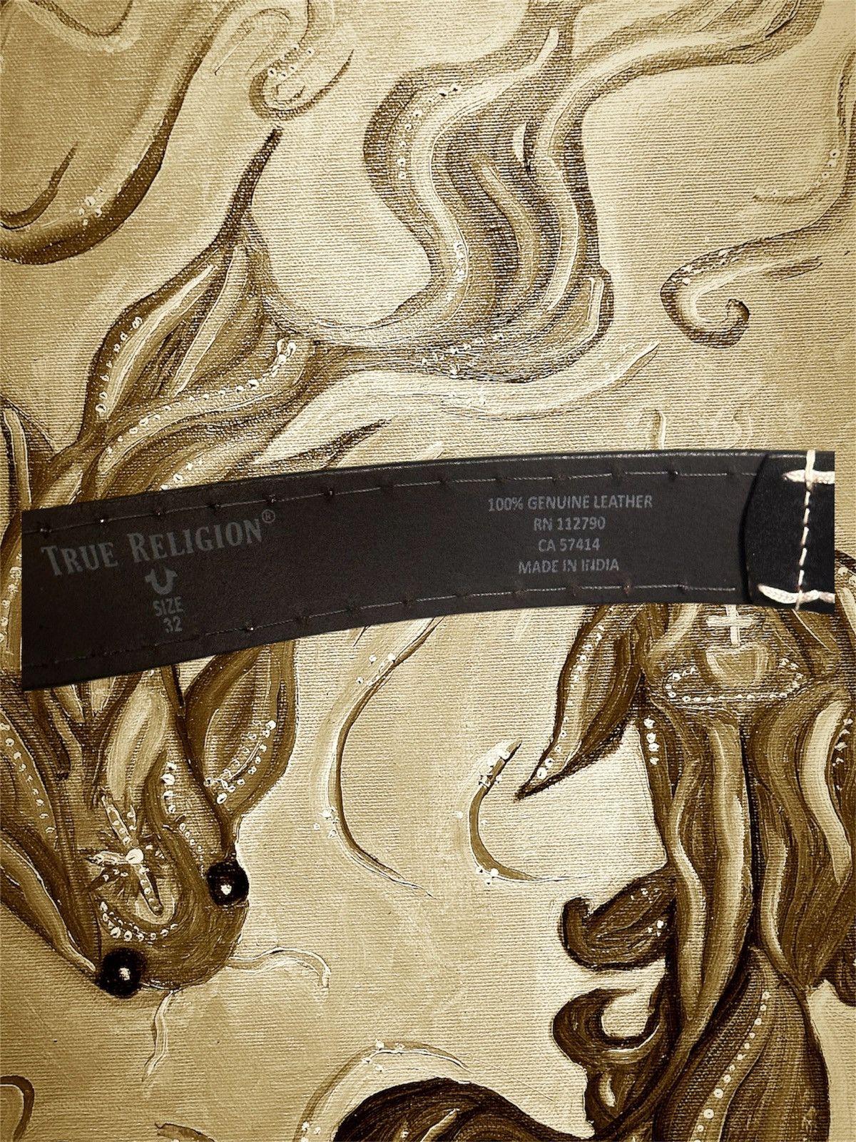 Japanese Brand TRUE RELIGION BELT Size 32 - 5 Thumbnail