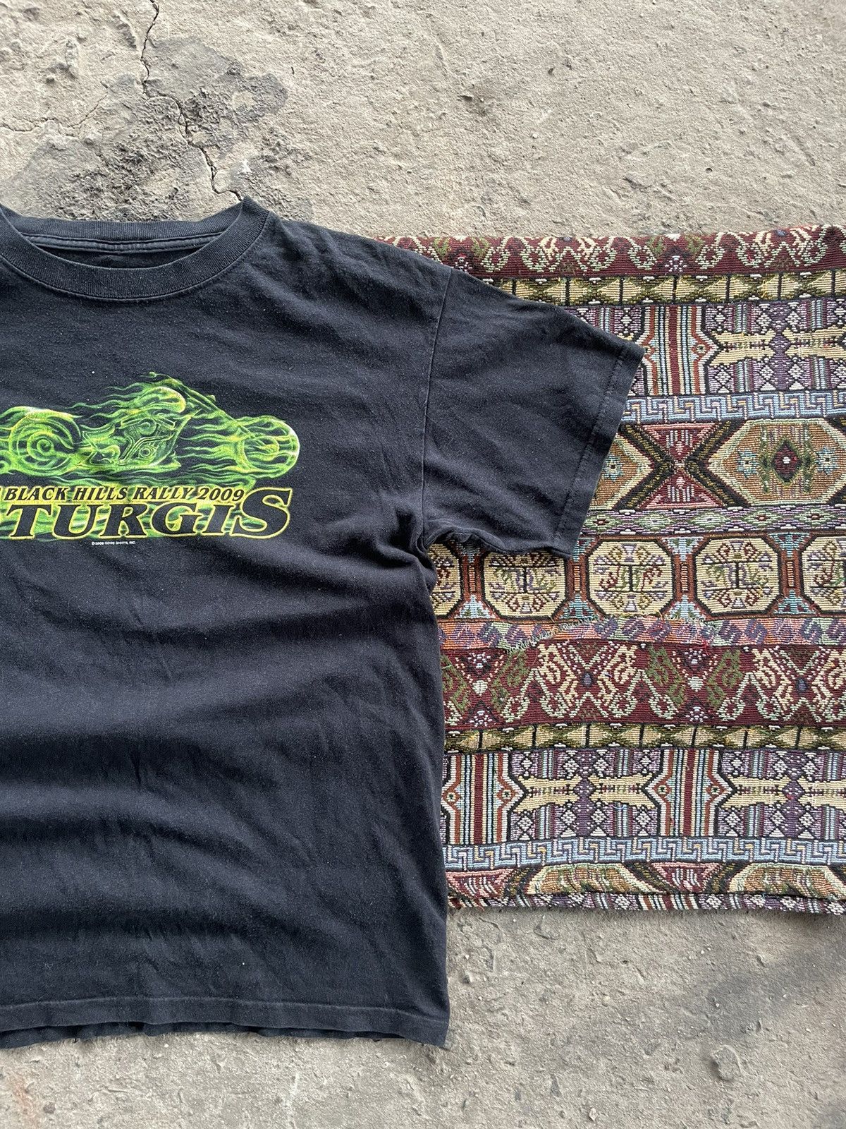 Vintage VINTAGE T-SHIRT BLACK HILLS RALLY 2009 STURGIS HARLEY Size US M / EU 48-50 / 2 - 4 Thumbnail