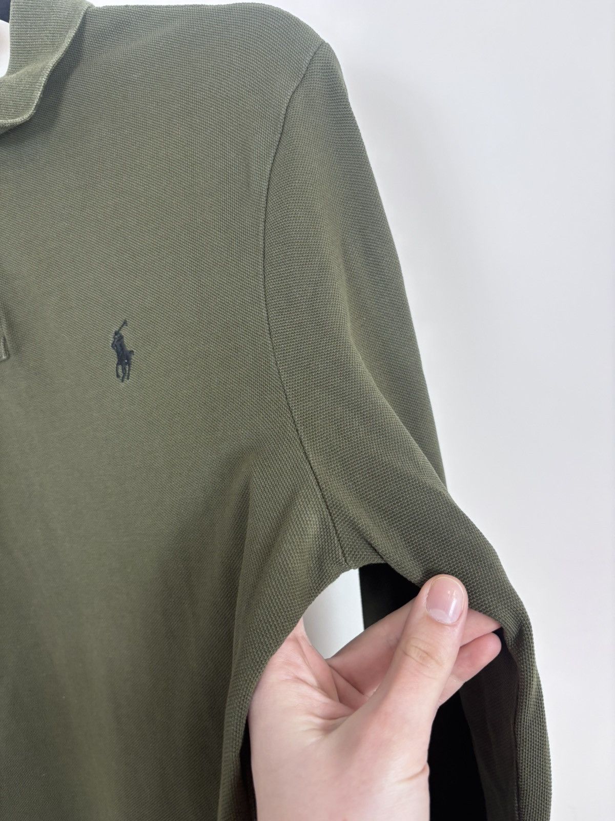 Polo Ralph Lauren Polo Ralph Lauren Men’s Olive Green Long Sleeve Polo Shirt Size US M / EU 48-50 / 2 - 11 Thumbnail