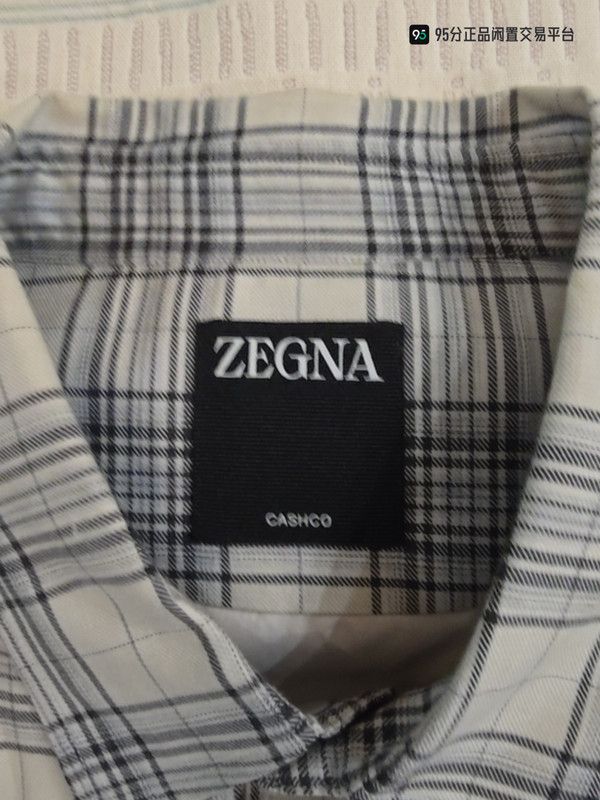 Ermenegildo Zegna Zegna SS23 Men's Check Long-Sleeve Shirt Size US XXL / EU 58 / 5 - 1 Thumbnail