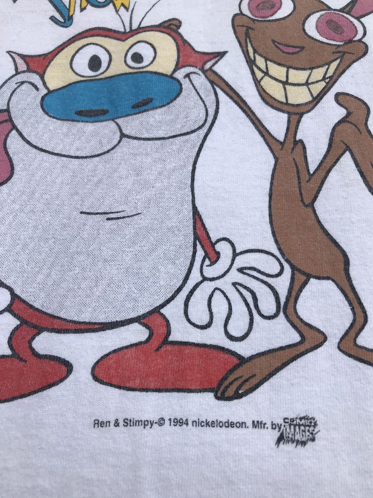 Cartoon Network Vintage The Ren and Stimpy Show T-Shirt 1994 AOP Size US M / EU 48-50 / 2 - 7 Thumbnail