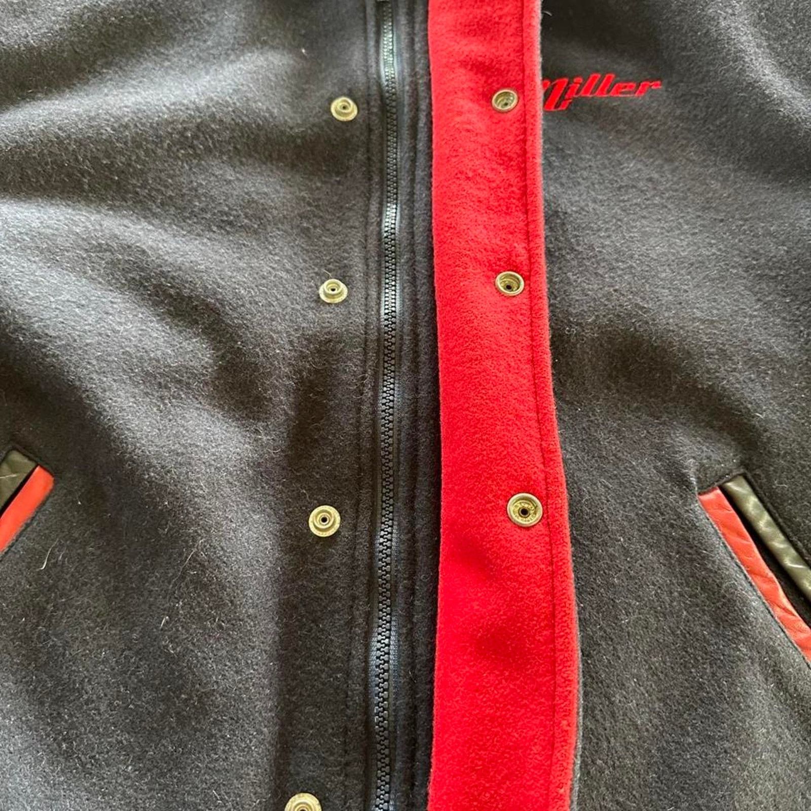Other Vintage 90s Miller Auto Marine Leather Jacket Black XL Coat Size US XL / EU 56 / 4 - 3 Thumbnail