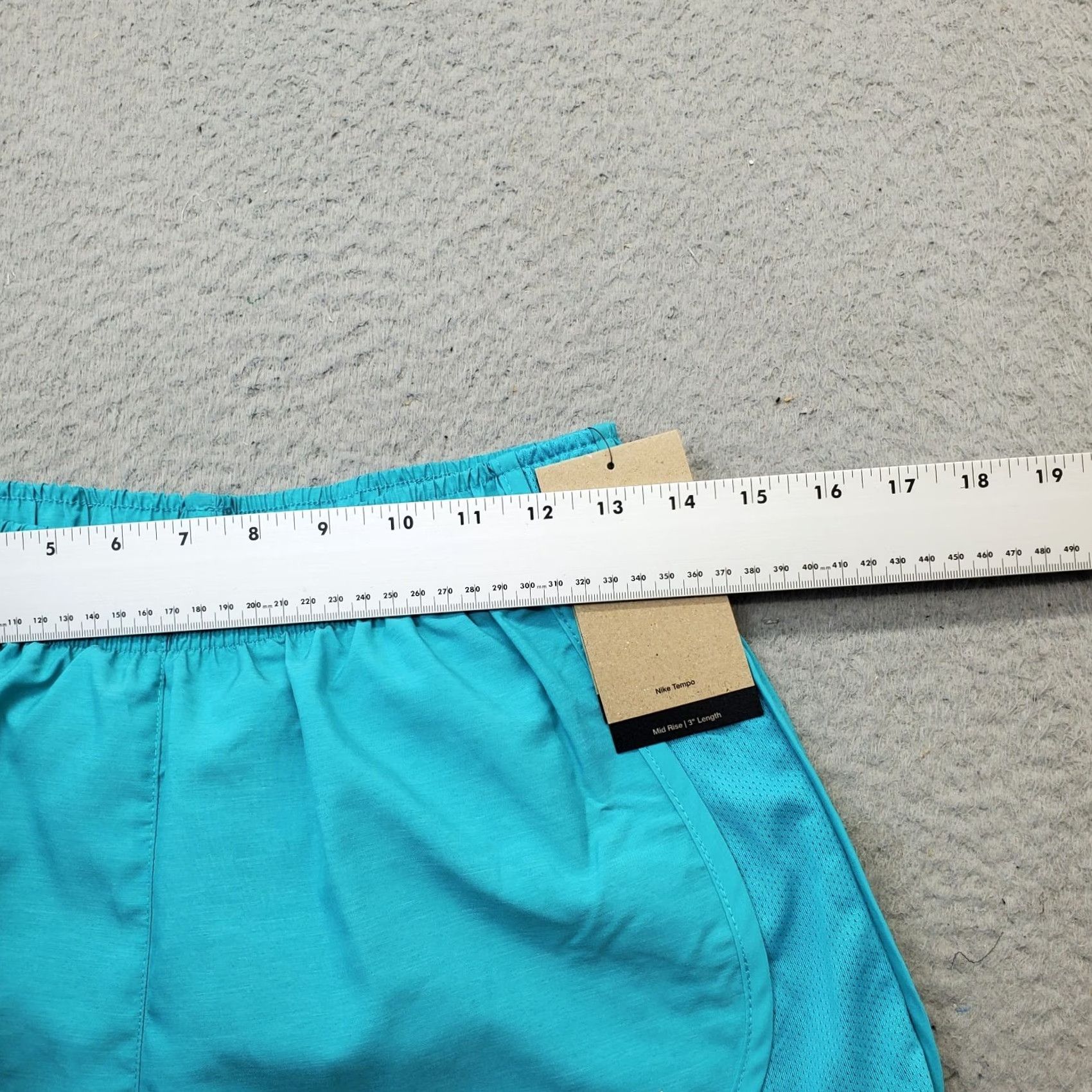 Nike Nike Tempo Shorts Womens S Blue Dri-Fit Mid Rise Elastic Waist Swoosh Logo Size 28" / US 6 / IT 42 - 5 Thumbnail