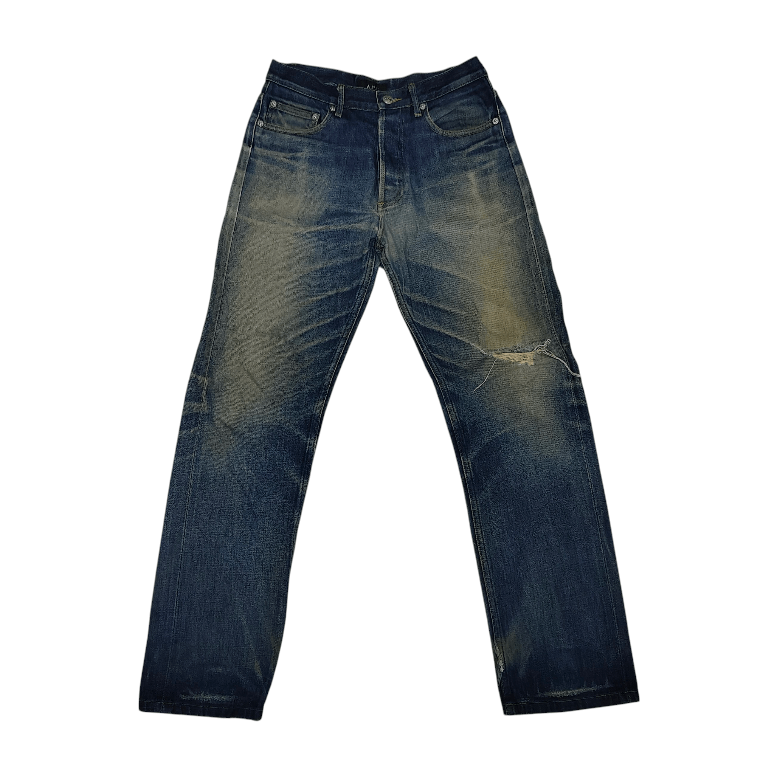 A.P.C. APC Distressed Selvedge Jeans Size US 29 - 1 Thumbnail