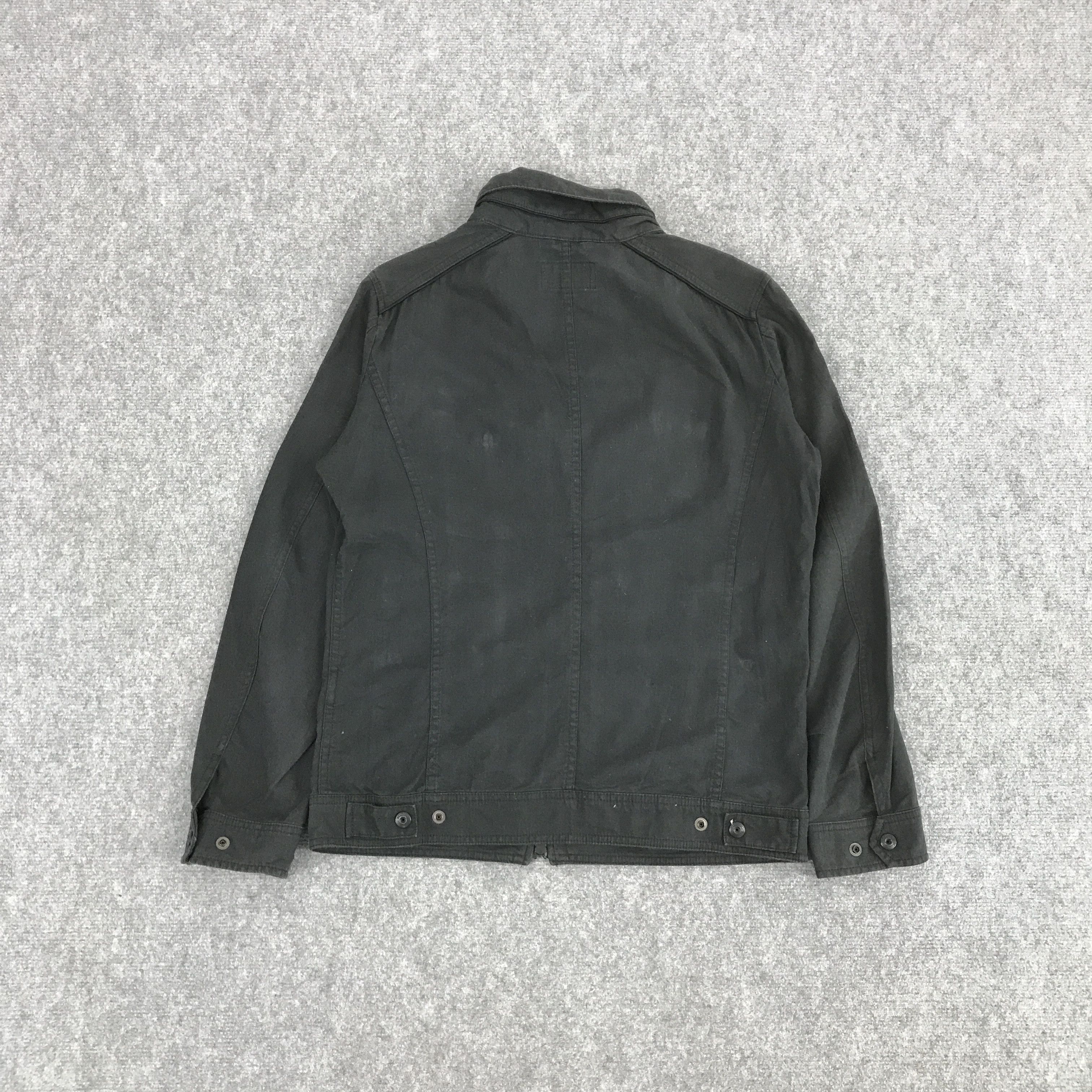 If Six Was Nine × Japanese Brand × Mossimo JAPAN PUNK MOSSIMO BLACK FADED ZIPPER JACKET Size US M / EU 48-50 / 2 - 2 Thumbnail