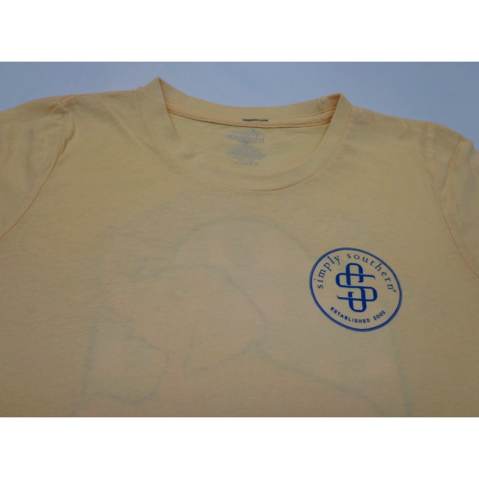 Vintage Simply Southern Yellow Do What Makes You Happy T Shirt Medium Womens Size M / US 6-8 / IT 42-44 - 2 Thumbnail