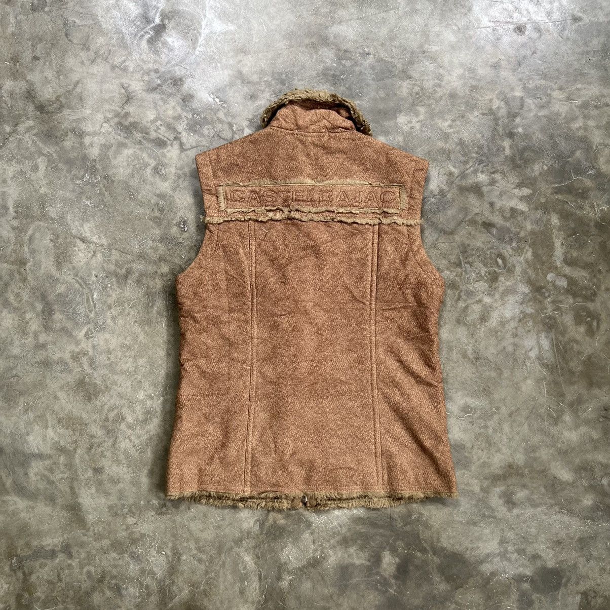 Jean Charles De Castelbajac 2000s JCB Zip Vest Inner Sherpa Size US S / EU 44-46 / 1 - 1 Thumbnail
