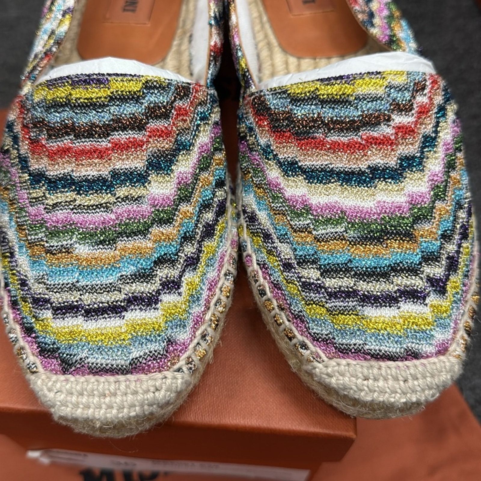 Missoni NWT Missoni Multicolor Espadrille Flats Size 36 US 6 Size US 6 / IT 36 - 3 Thumbnail