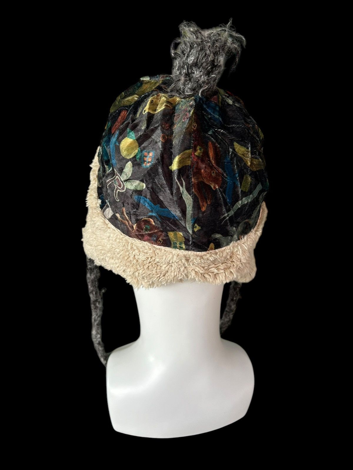 Japanese Brand × Kapital × Vintage Made in Japan CA4LA X Weave Toshi Rare Design Beanie Hats🎌☠️ Size ONE SIZE - 3 Thumbnail