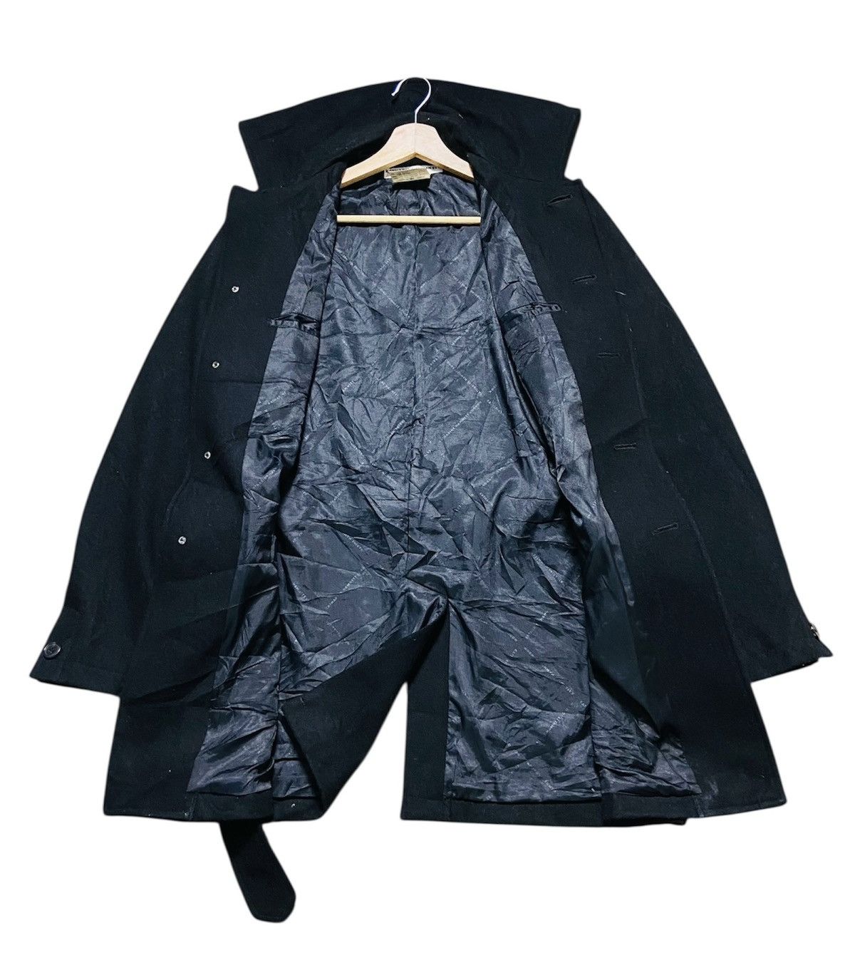 Katharine Hamnett London Katharine Hamnett London Wool Jacket with Belt Size US L / EU 52-54 / 3 - 4 Thumbnail