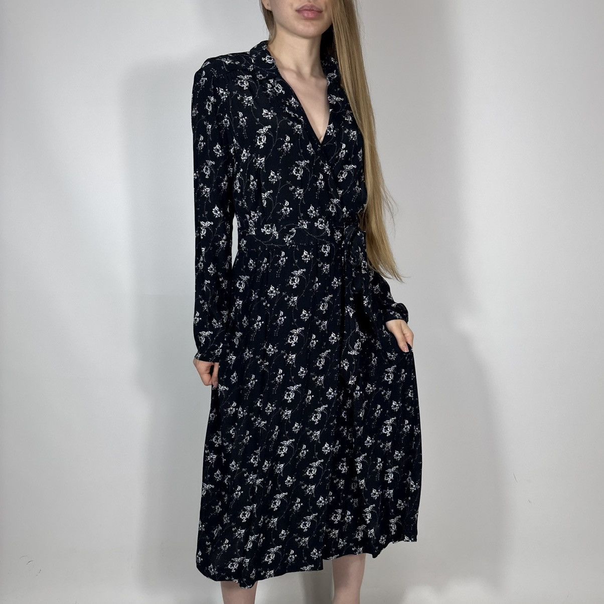 Laura Ashley Vintage Y2K Laura Ashley Archive Floral Flared Maxi Dress Size L / US 10 / IT 46 - 3 Thumbnail