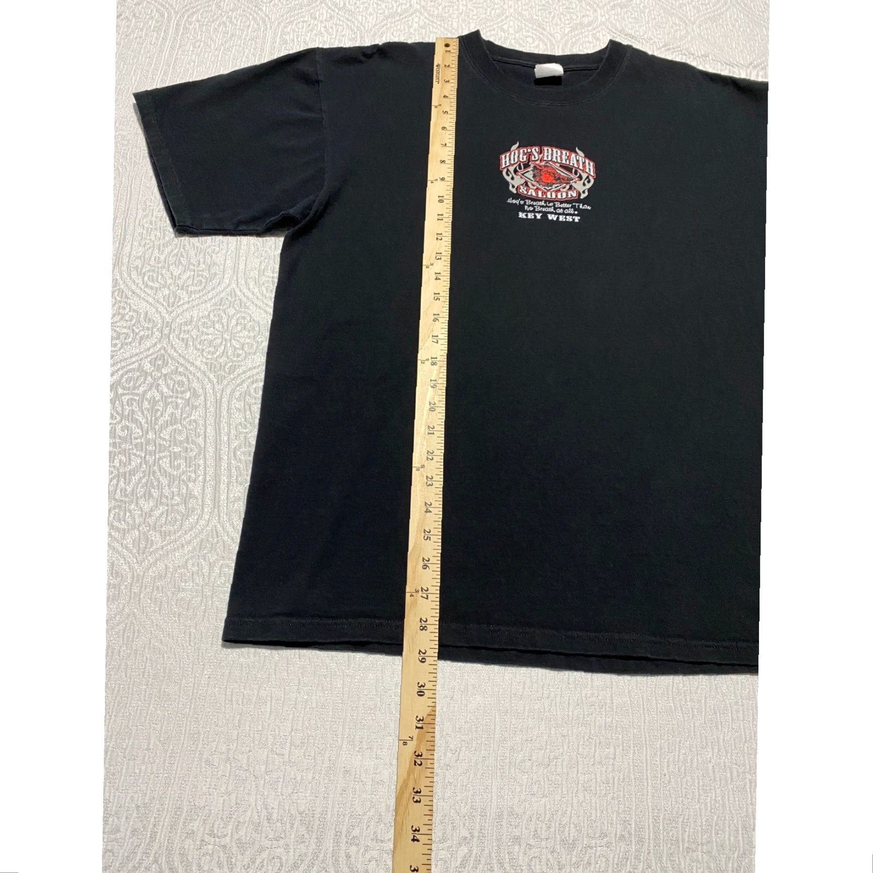 Anvil Hogs Breath Saloon Key West Biker Graphic T-Shirt Black XL Mens Pork Chopper Size US XL / EU 56 / 4 - 3 Thumbnail