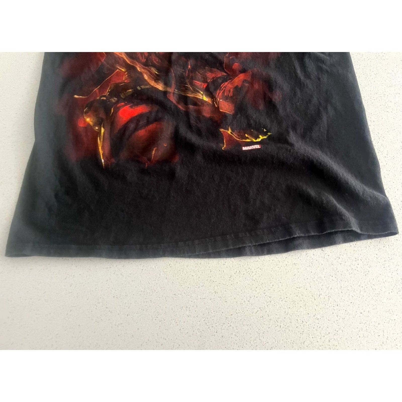 Vintage Men’s Marvel T-Shirt Deadpool Large Black Retro Shirt Mens L Size US L / EU 52-54 / 3 - 5 Thumbnail