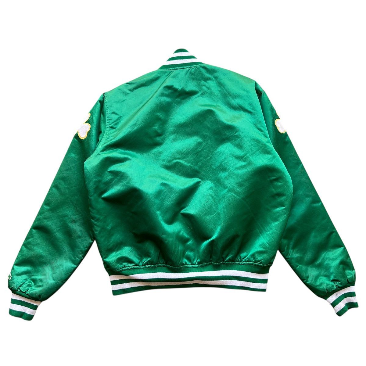 NBA 🔥 Vintage Boston Celtics NBA Starter Green Bomber Jacket Size US L / EU 52-54 / 3 - 4 Thumbnail