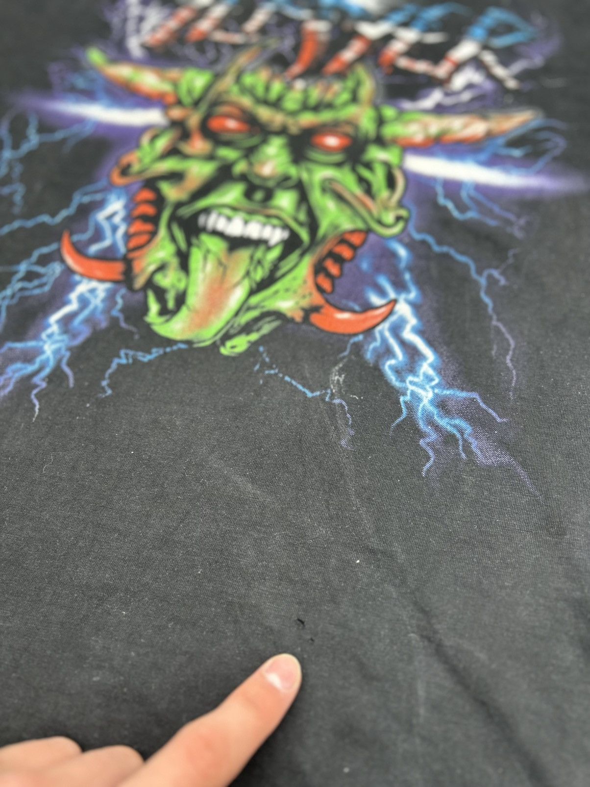 Band Tees × Slayer × Vintage vintage 90s Slayer Band tee Size US L / EU 52-54 / 3 - 2 Thumbnail