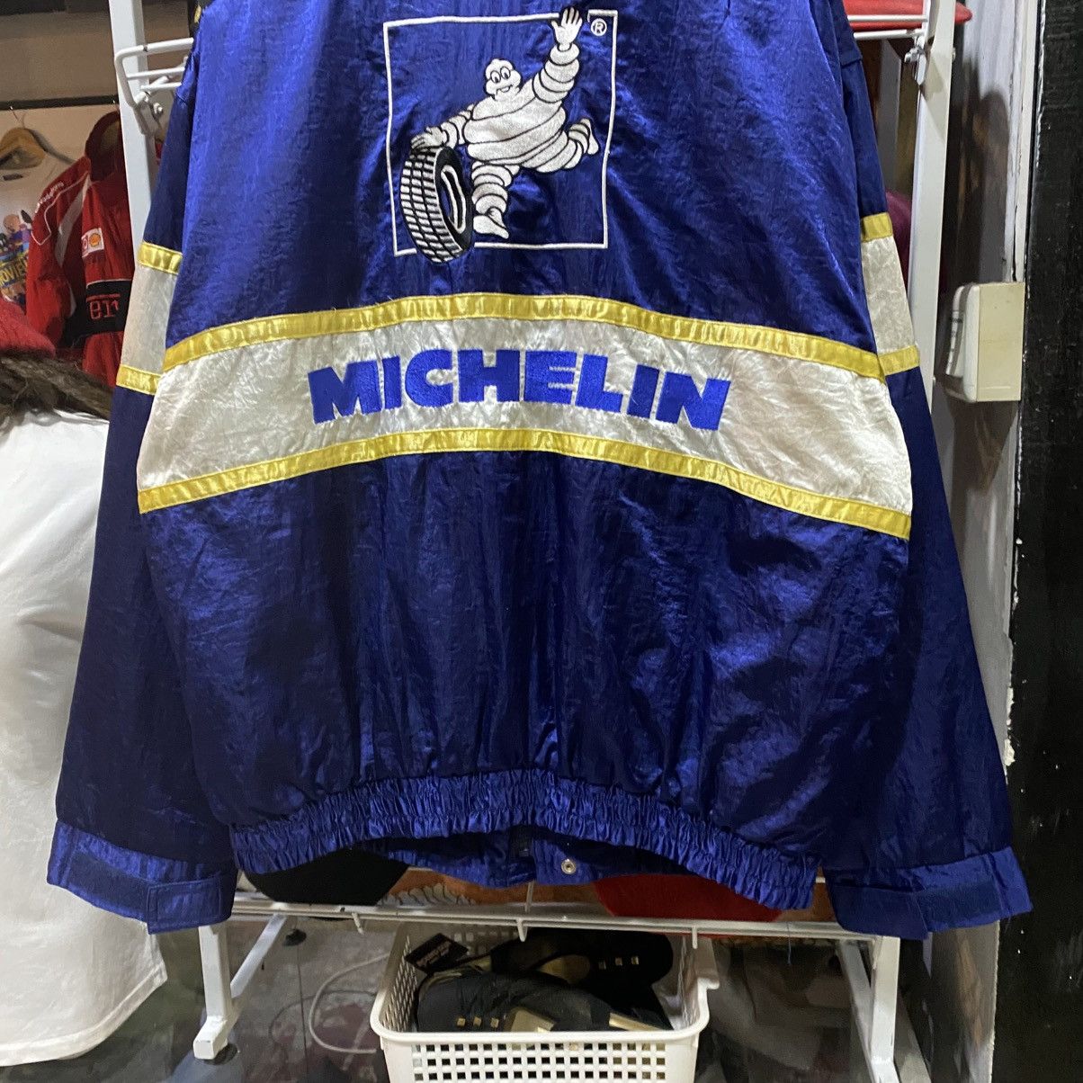 Sports Specialties vintage Michelin racing jacket iconic Bibendum mascot Size US XL / EU 56 / 4 - 5 Thumbnail