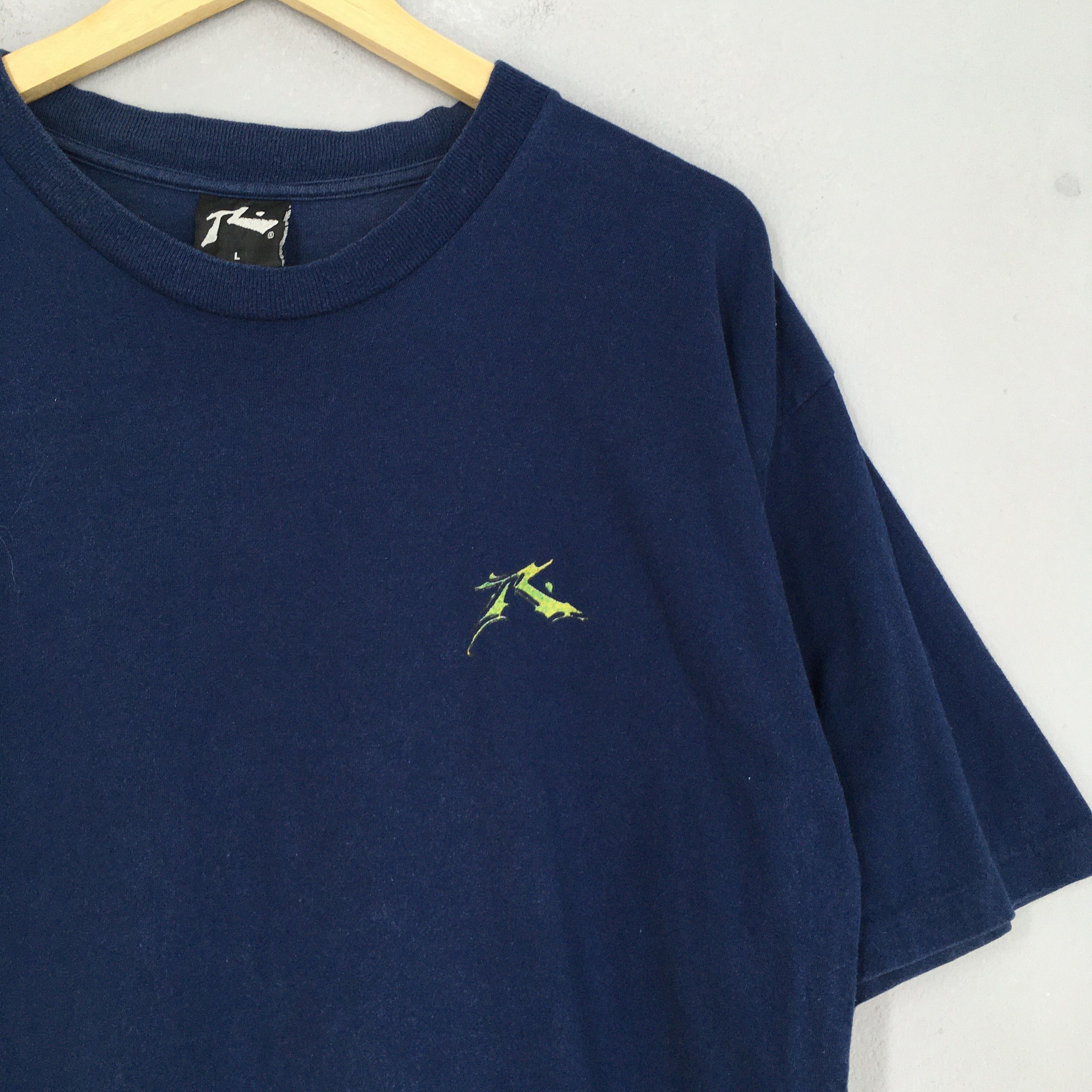 Rusty × Vintage Vintage 80's Rusty Surfing Wave Surfboarding Tshirt Large Size US L / EU 52-54 / 3 - 3 Thumbnail