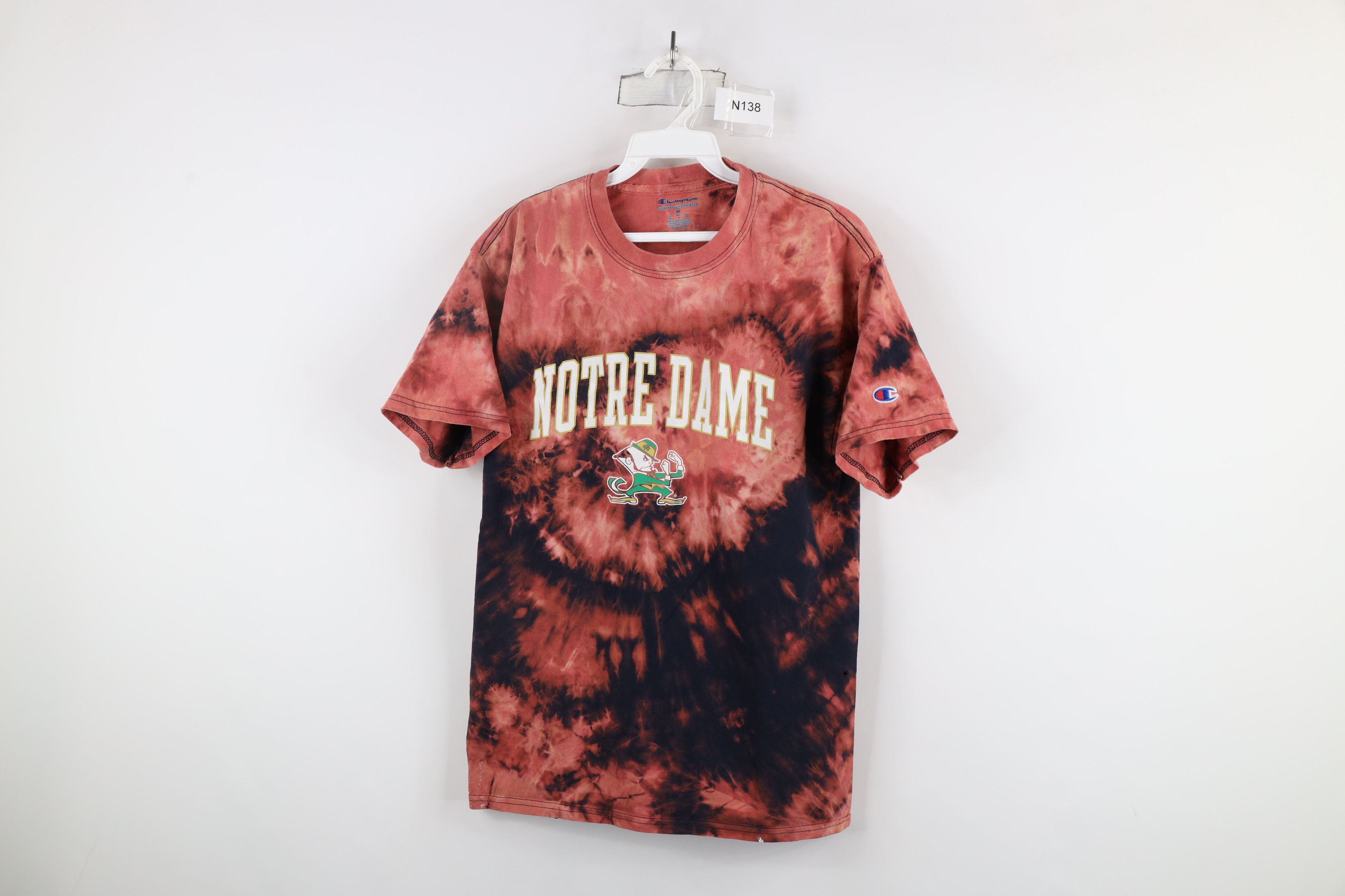 Champion × Vintage Vintage Champion Acid Wash Notre Dame University T-Shirt Size US M / EU 48-50 / 2 - 1 Thumbnail