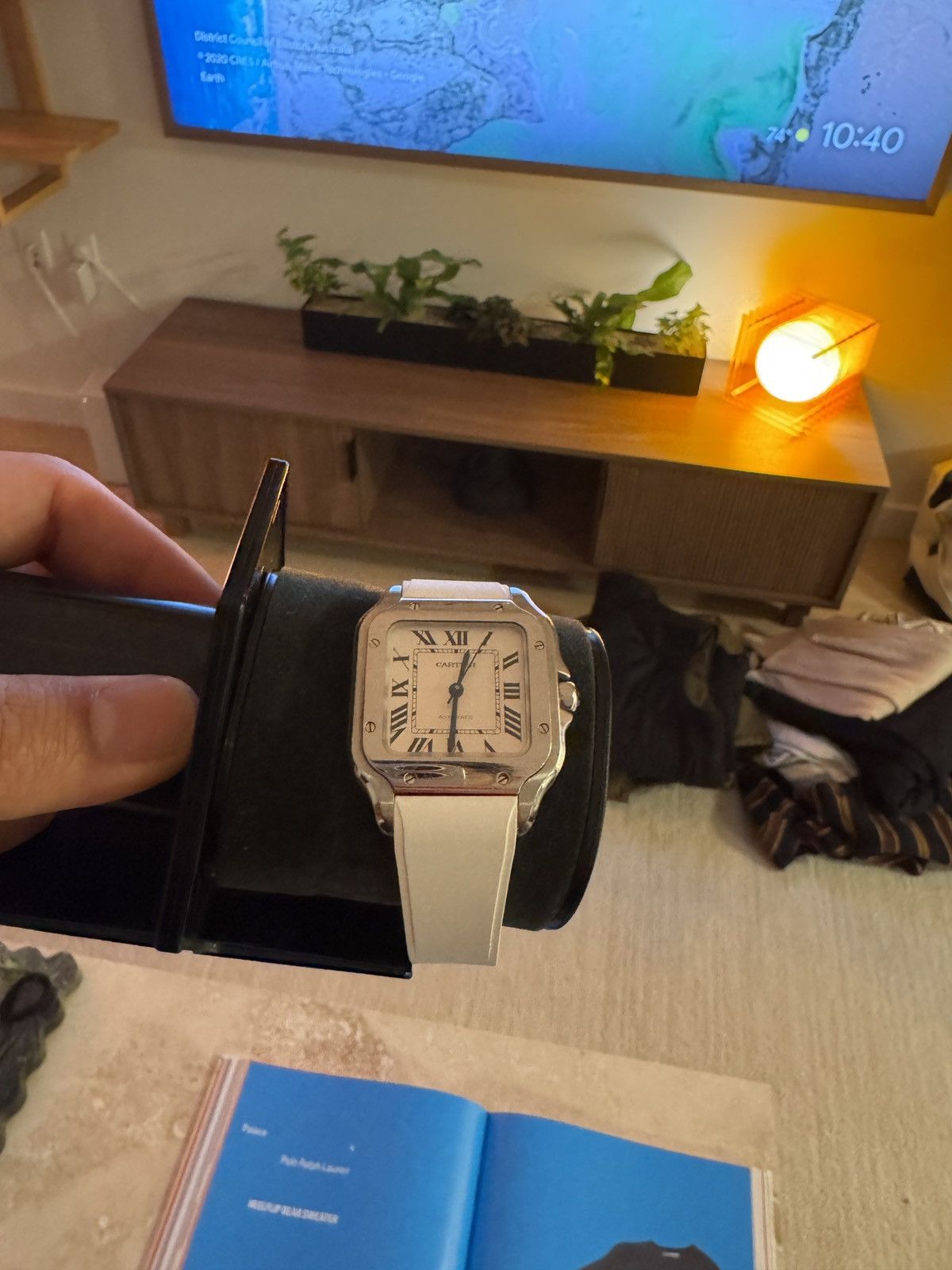 Other Delugs CTS Rubber Strap for Medium Cartier Santos de Cartier Size ONE SIZE - 3 Thumbnail
