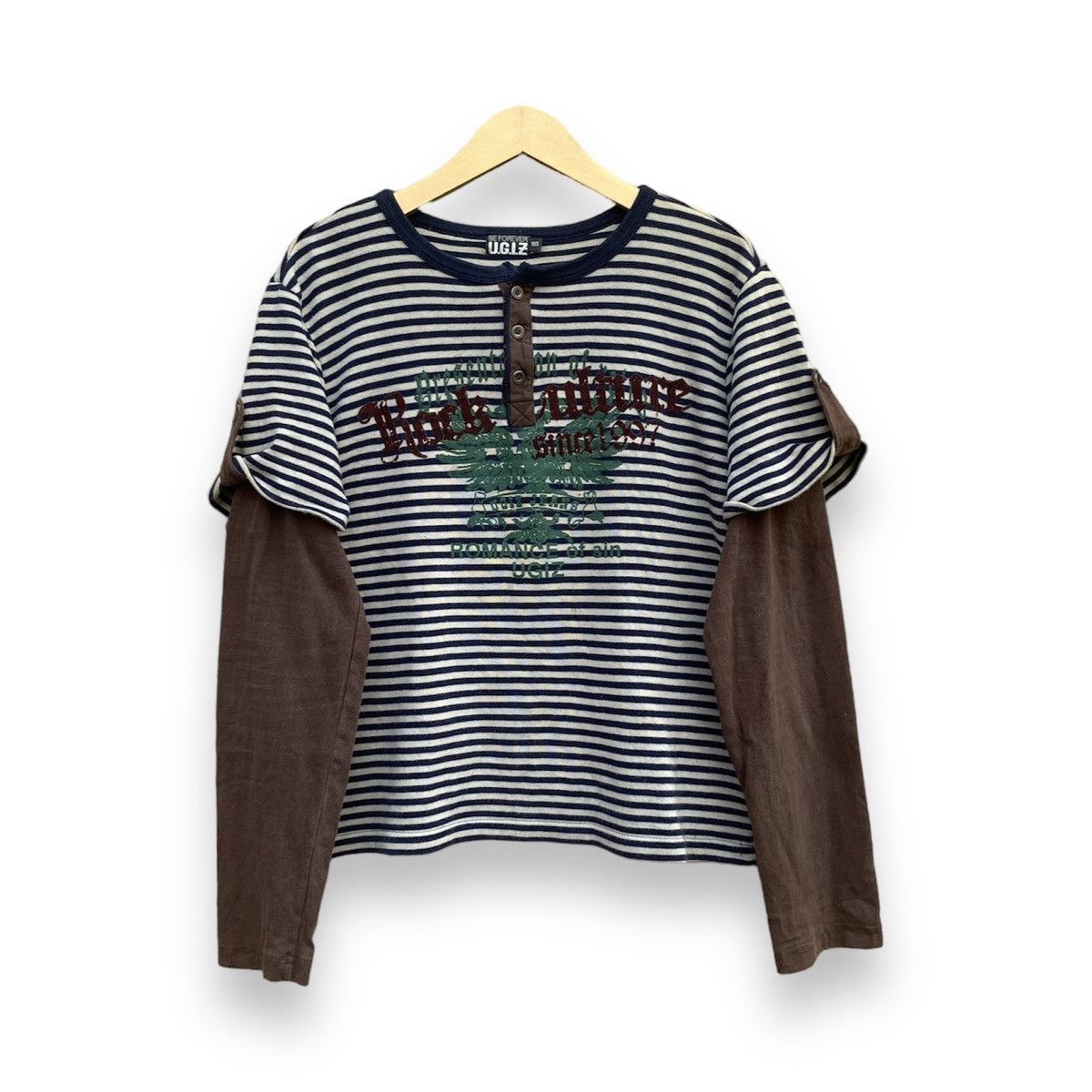 If Six Was Nine × Japanese Brand × Le Grande Bleu (L.G.B.) Ugiz longsleeave tshirt - y2k ifsixwasnine lgb style Size US L / EU 52-54 / 3 - 1 Thumbnail