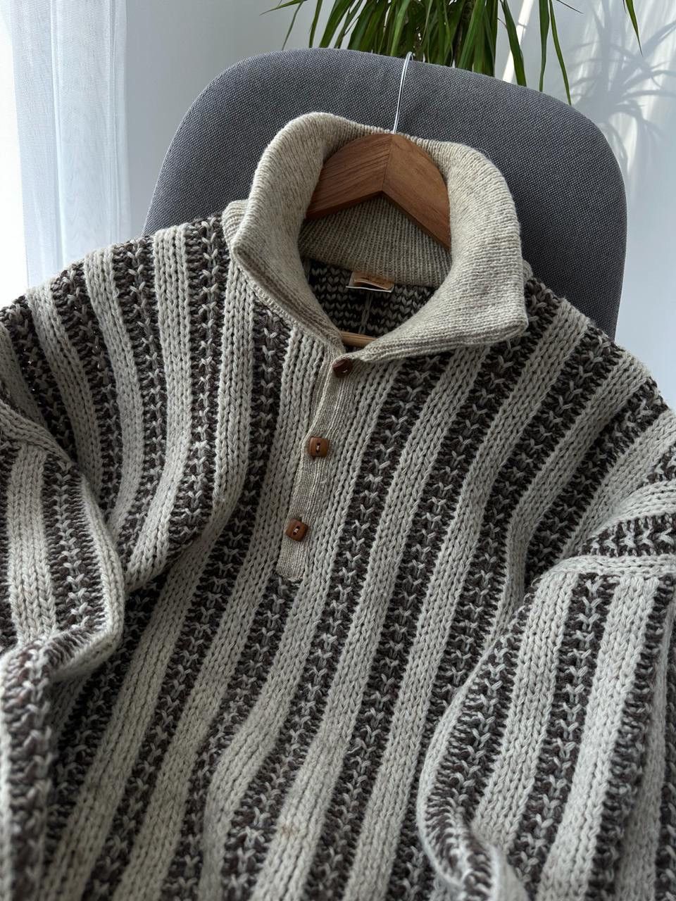 Vintage Vintage Maryse Pure Wool Knit Distressed Sweater Size US M / EU 48-50 / 2 - 16 Thumbnail