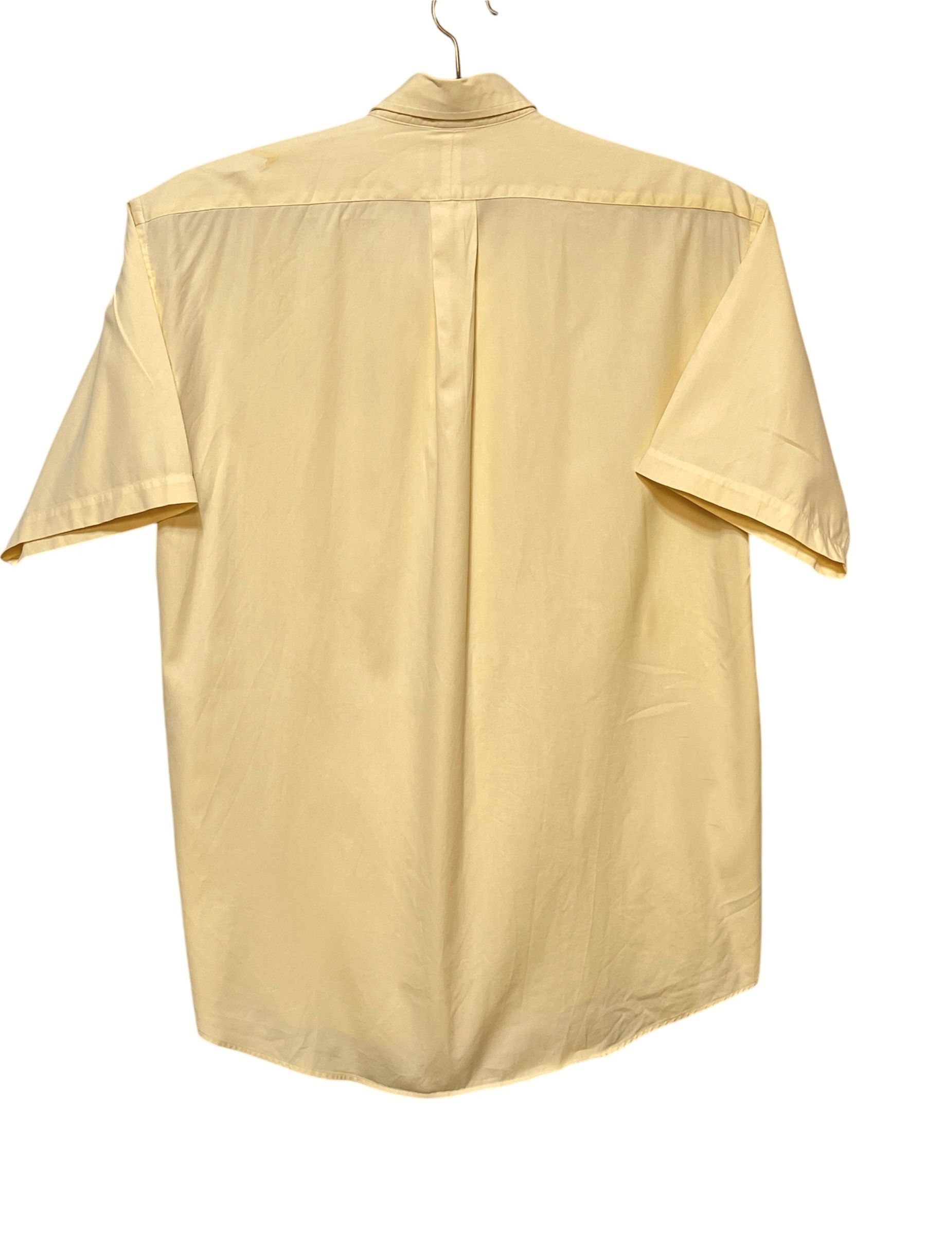 🔥 YSL Yves Saint Laurent shirt size L yellow cotton