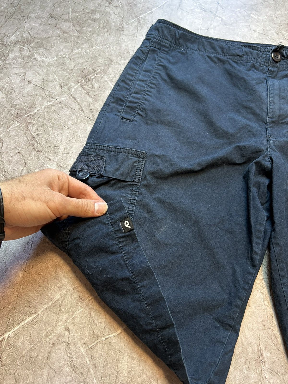 Nike × Vintage Mens Vintage Nike Cargo shorts streetwear y2k rare drill acg Size US 32 / EU 48 - 4 Thumbnail