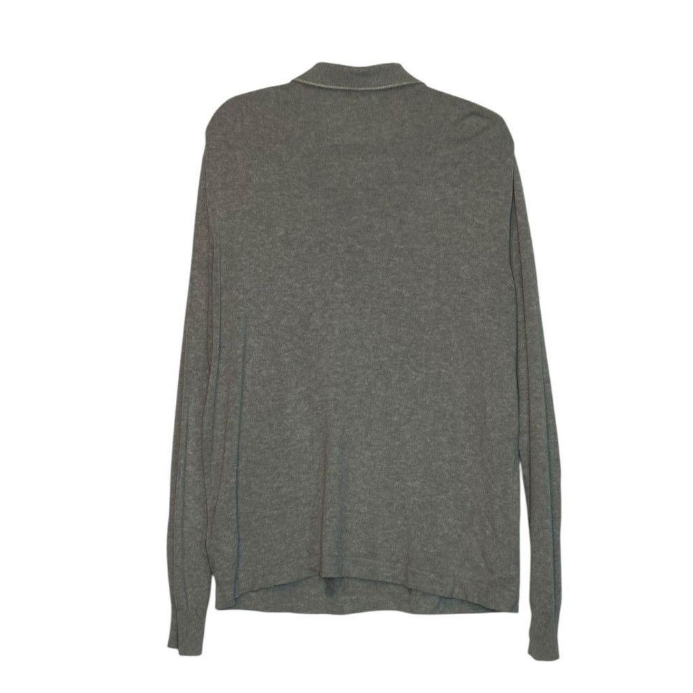 Banana Republic Banana Republic gray long sleeves polo shirt size Large Size US L / EU 52-54 / 3 - 2 Thumbnail