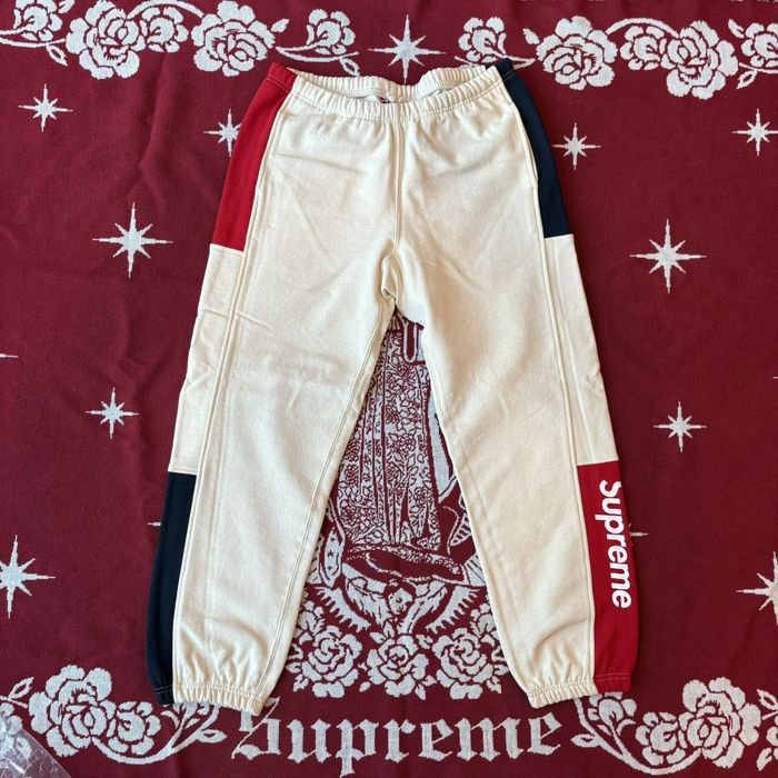 Supreme SS19 Supreme Formula Sweatpants Natural Size M Box Logo