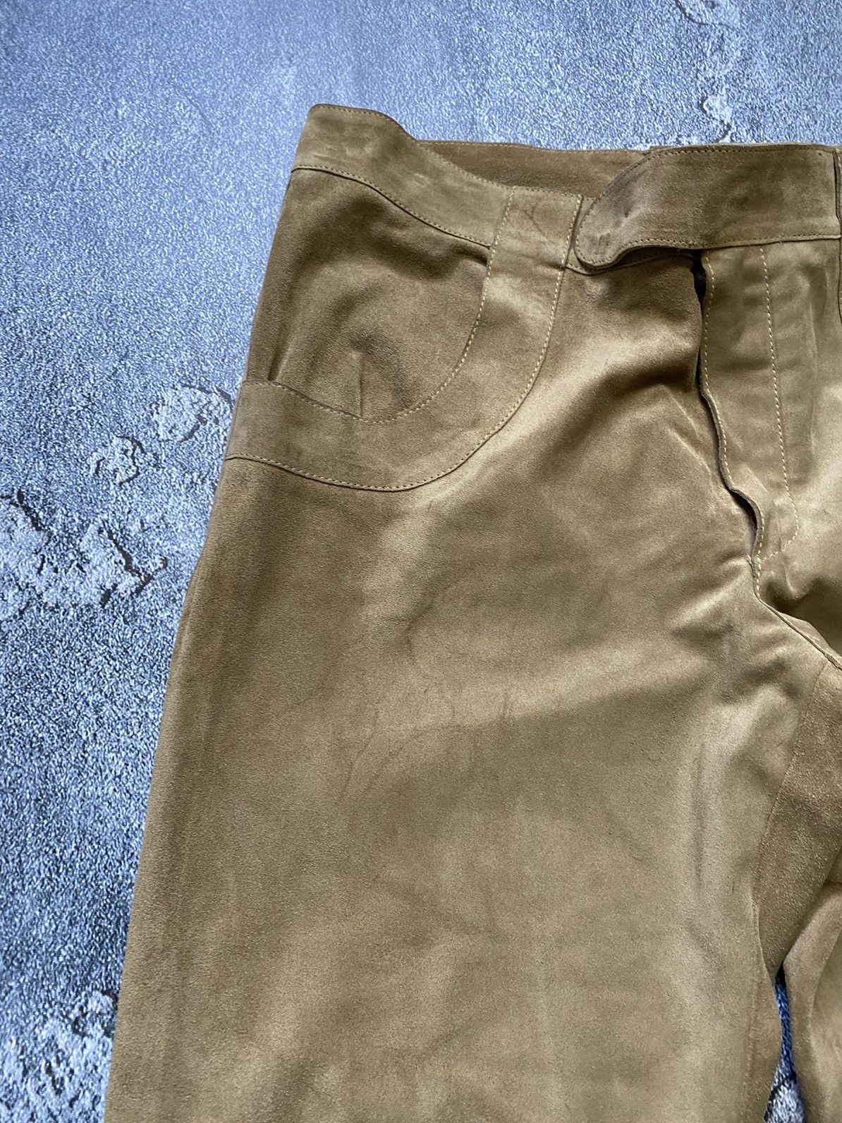Marni Marni suede leather pelle wide pants Size 28" / US 6 / IT 42 - 6 Thumbnail