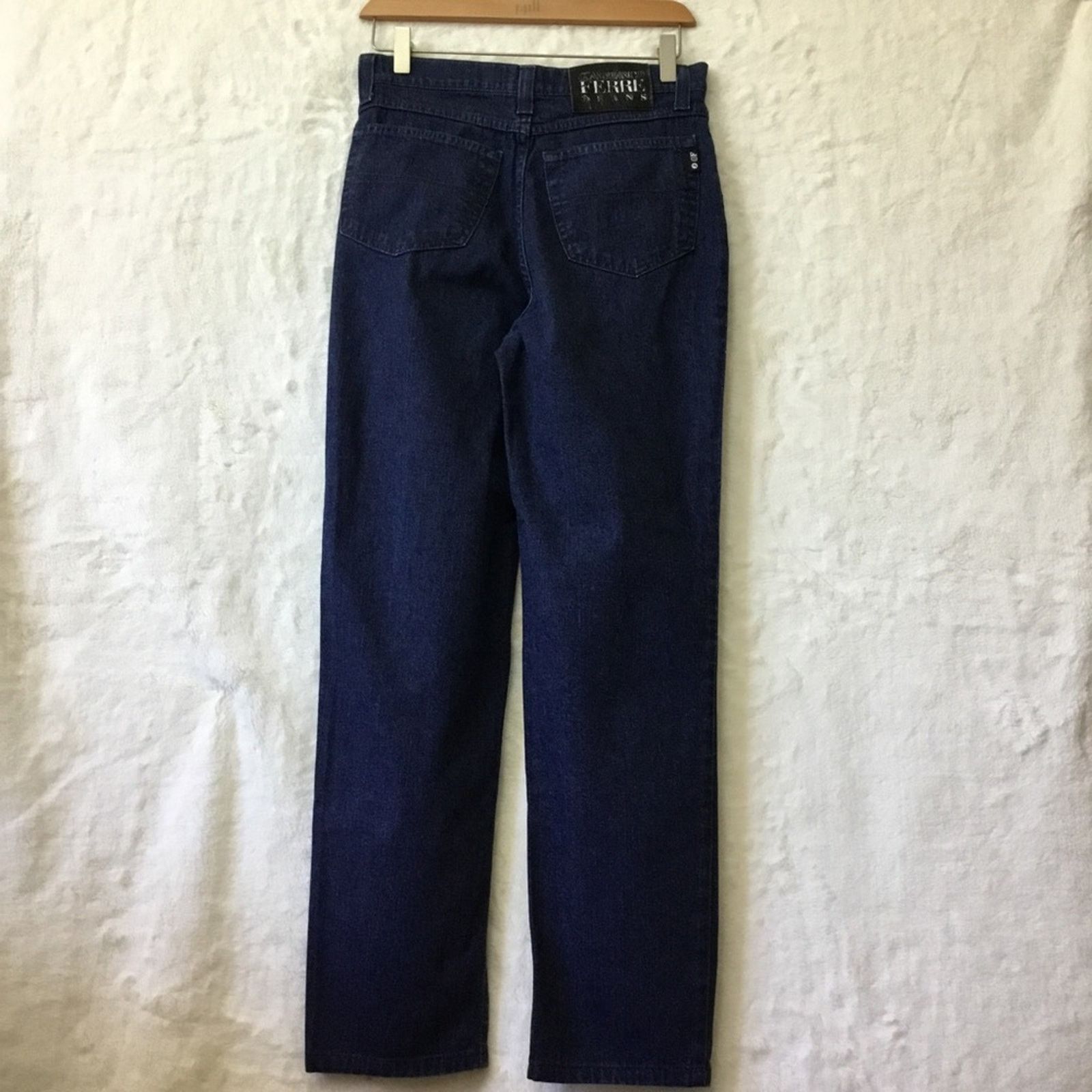 Gianfranco Ferre Gianfranco Ferré ITJ Blue Straight-Leg Jeans Size 30" / US 8 / IT 44 - 5 Thumbnail