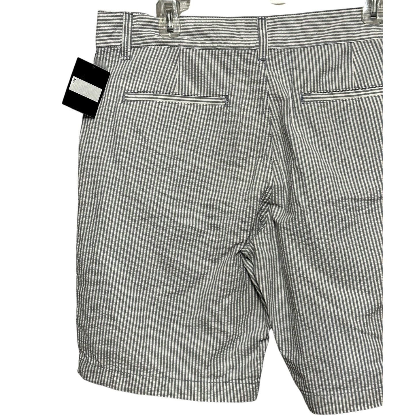 Other Union Chino Shorts Striped Seersucker Gray/White 34R NWT Size US 34 / EU 50 - 6 Thumbnail