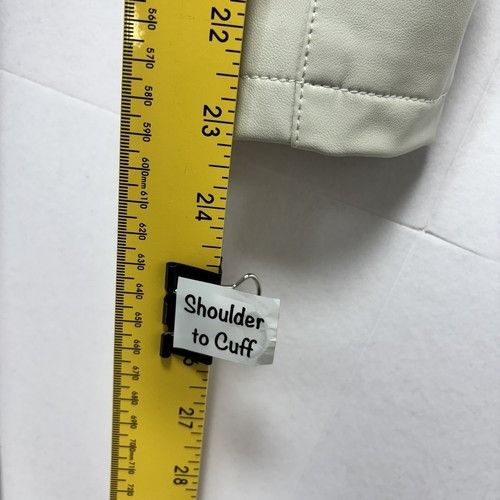 7 For All Mankind 7 For All Mankind Womens Sz Large Beige Wrap Dress Jacket Ve Size L / US 10 / IT 46 - 8 Thumbnail