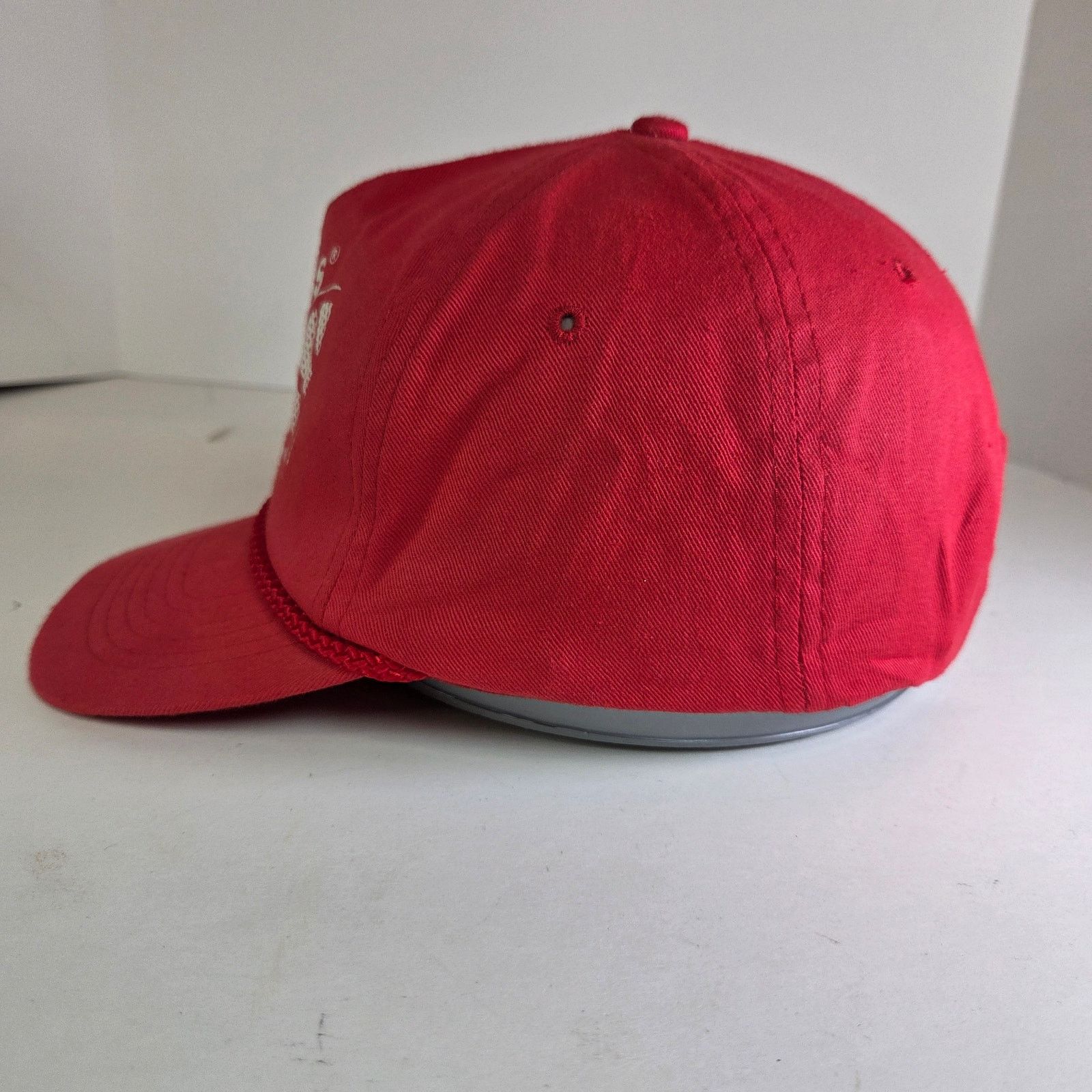Adidas Vintage Adidas HOO'S #1 Red Snapback Rope Hat 80s 90s Size ONE SIZE - 2 Thumbnail