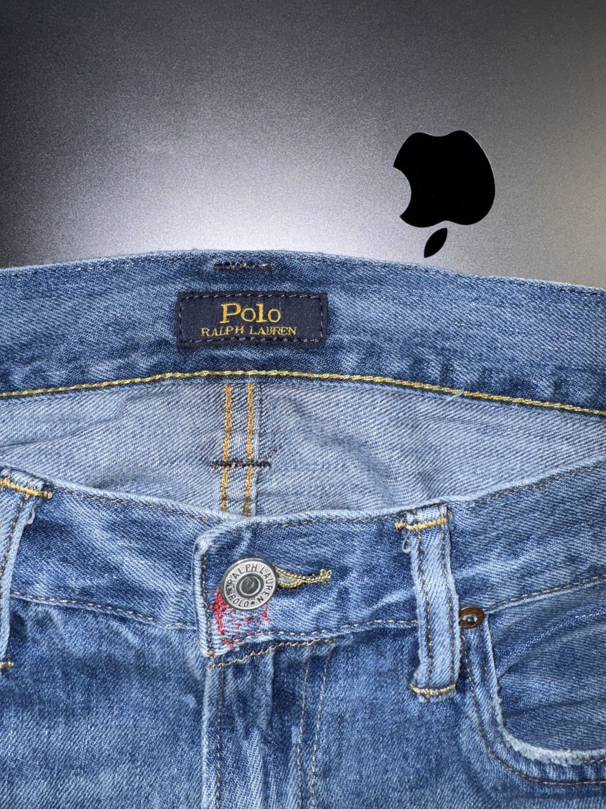 Polo Ralph Lauren Sullivan Slim Patchwork Bandana Distressed Denim 31/30 Size US 30 / EU 46 - 8 Thumbnail