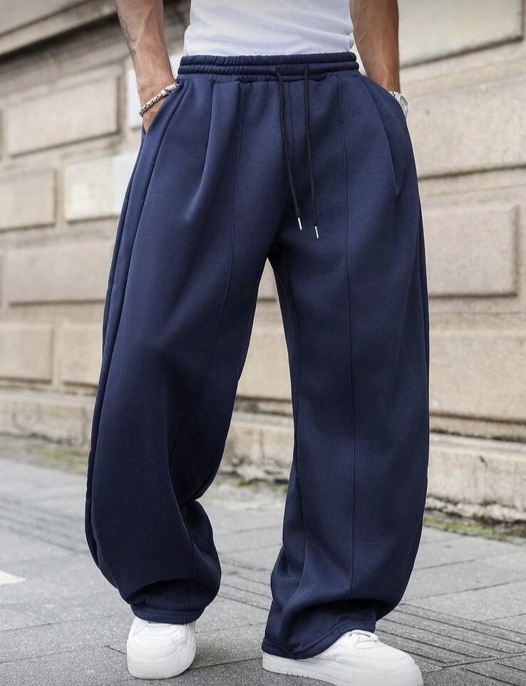 Japanese Brand Baggy Sweatpants - Retro Style Sportswear Fit Size US 28 / EU 44 - 4 Thumbnail