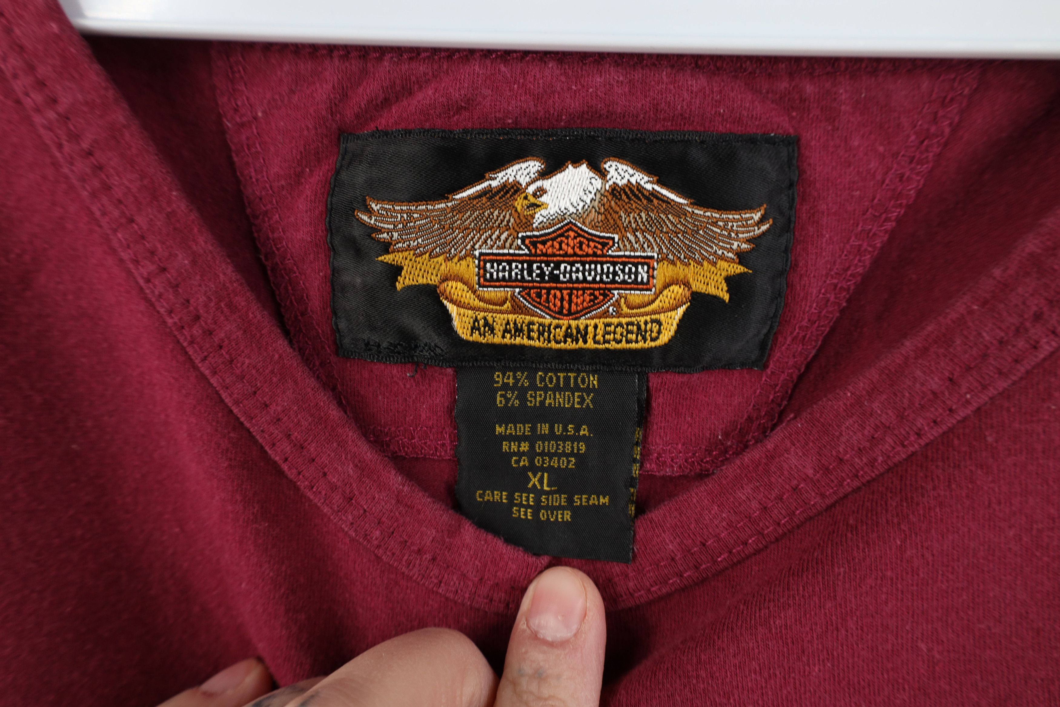 Harley Davidson Vintage 90s Harley Davidson Cropped Babydoll T-Shirt USA Size XL / US 12-14 / IT 48-50 - 8 Thumbnail